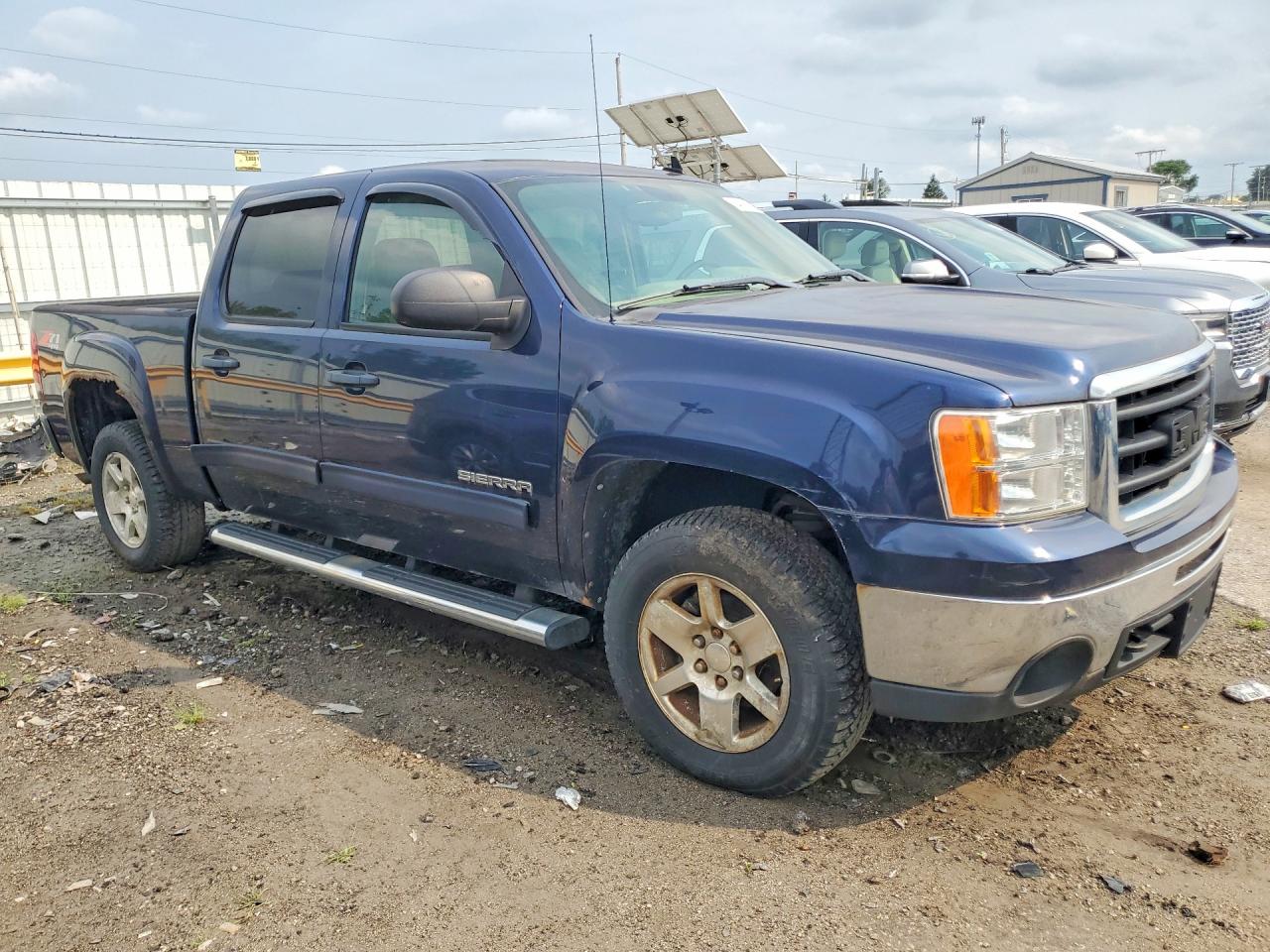 2010 Gmc Sierra K1500 Sle Синий vin: 3GTRKVE37AG286573