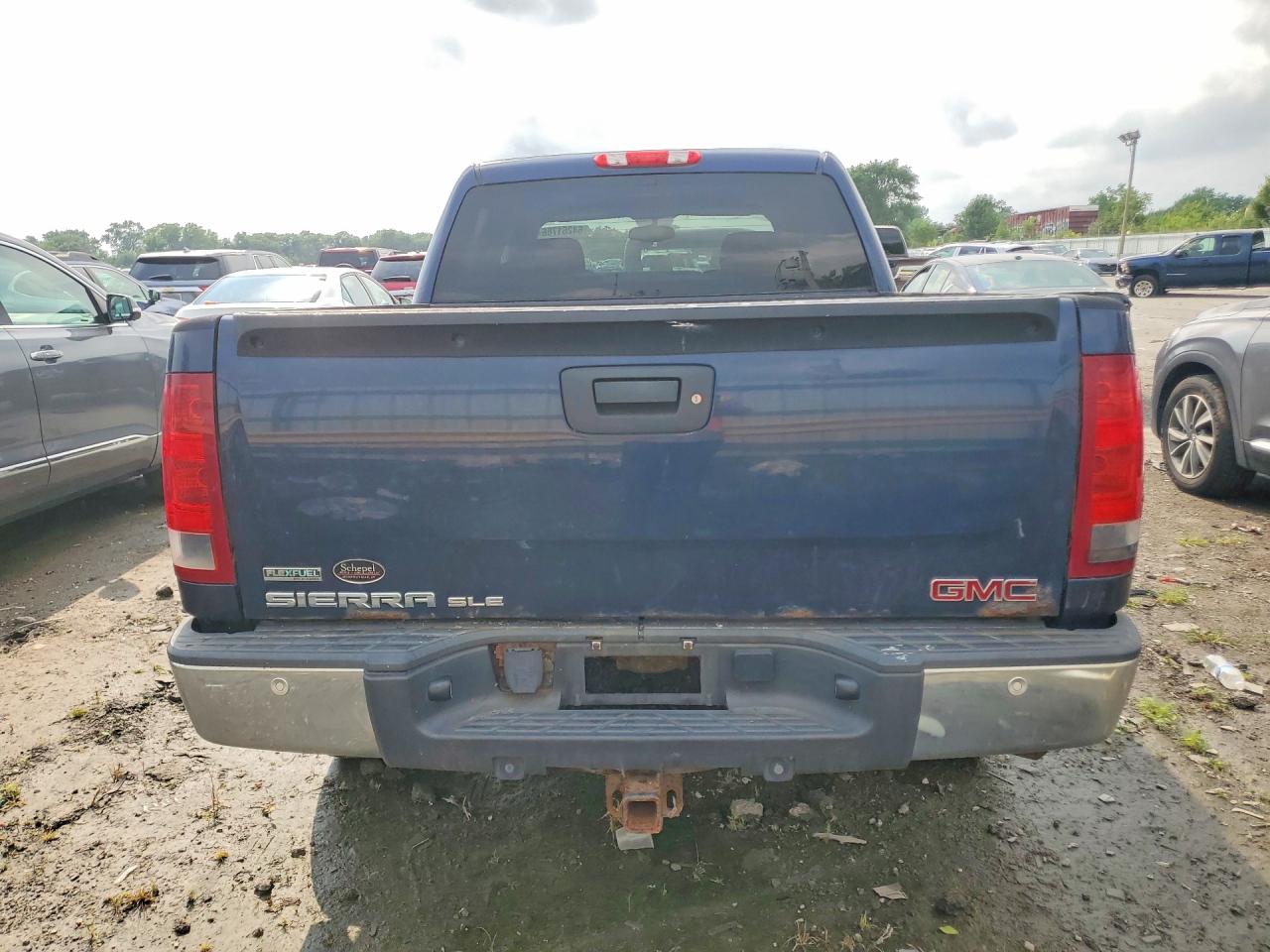 2010 Gmc Sierra K1500 Sle Синий vin: 3GTRKVE37AG286573