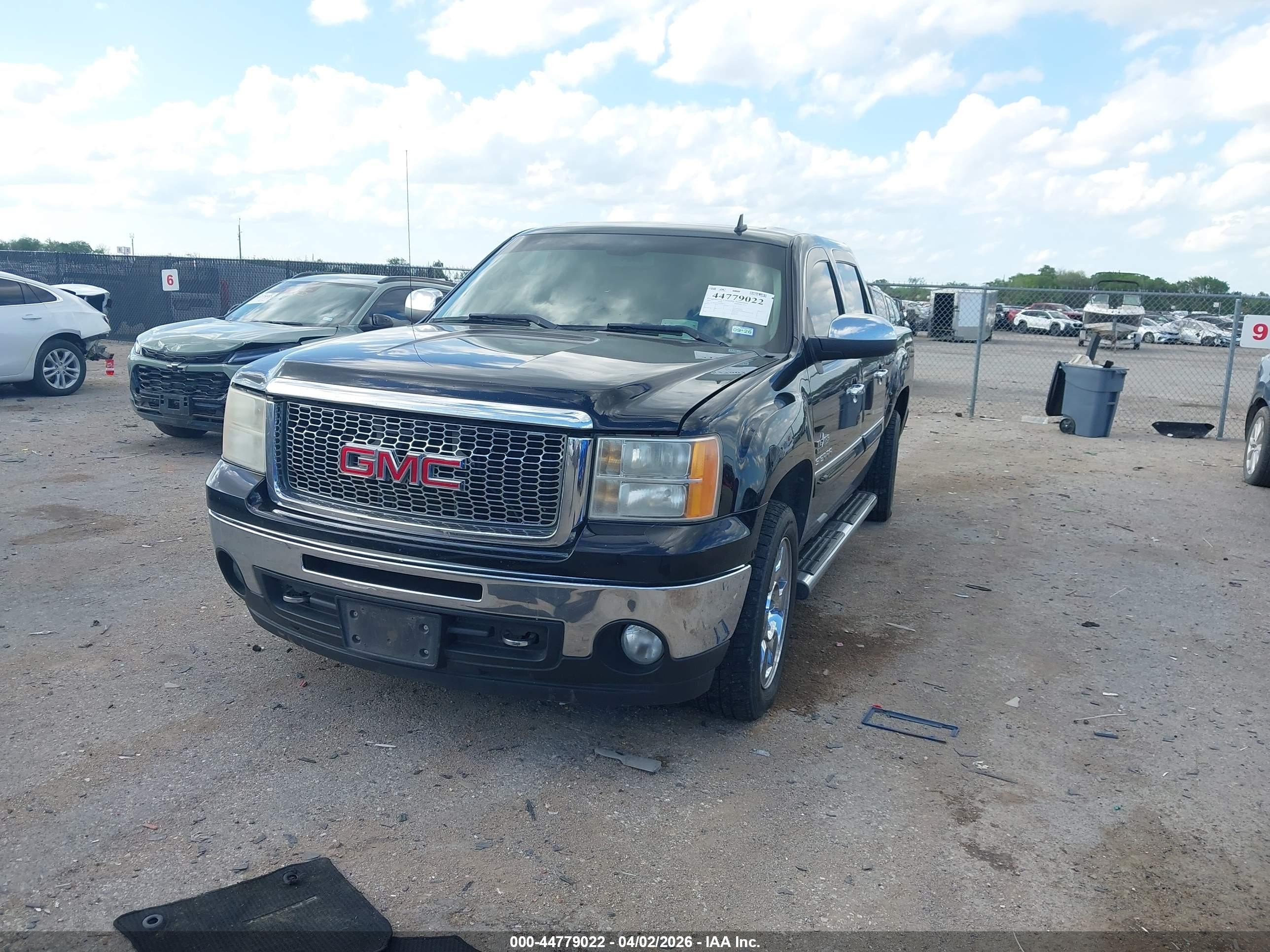 2010 Gmc Sierra 1500 Sle Black vin: 3GTRKVE37AG288419