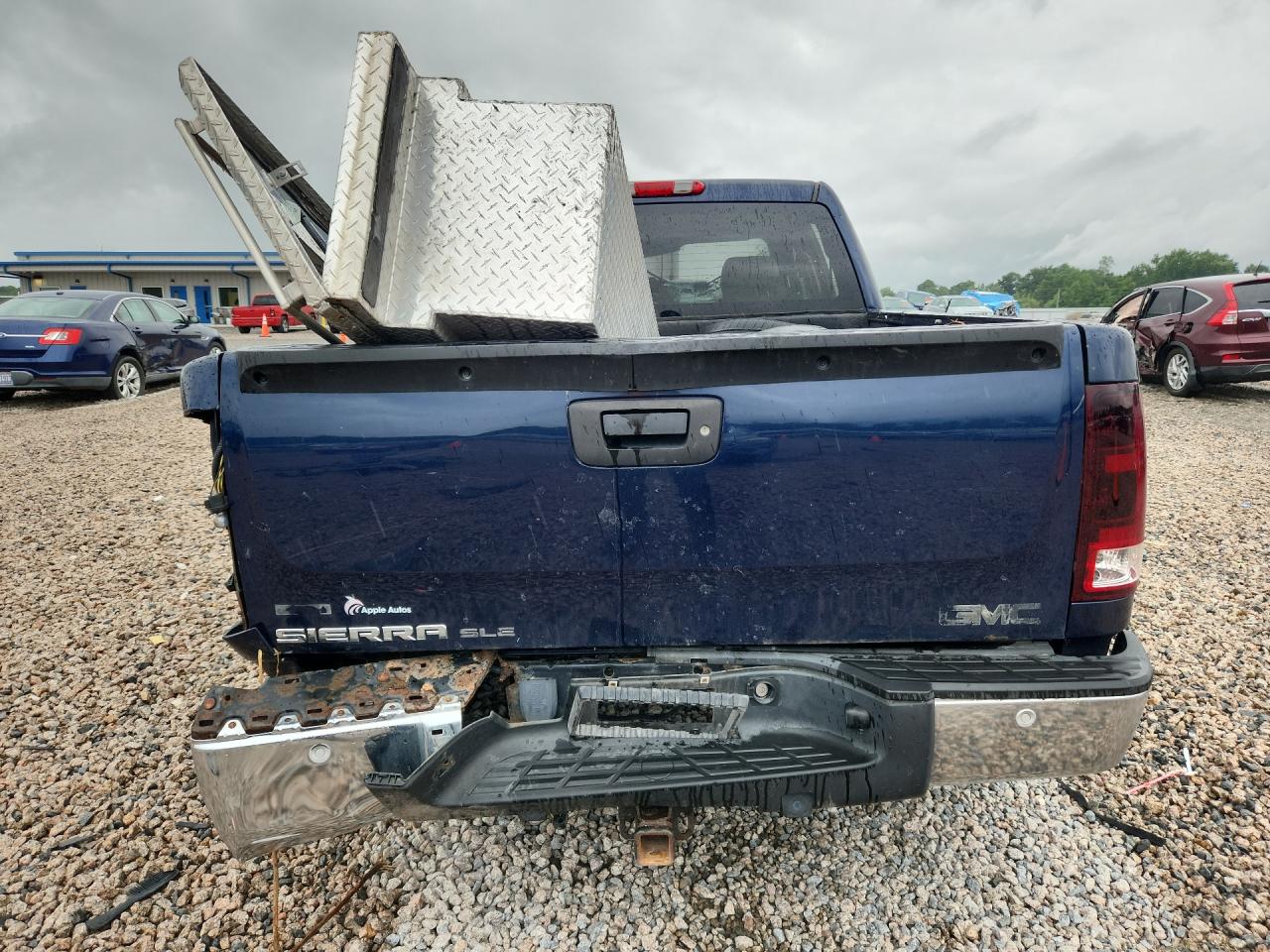 2010 Gmc Sierra K1500 Sle Синий vin: 3GTRKVE38AG274531