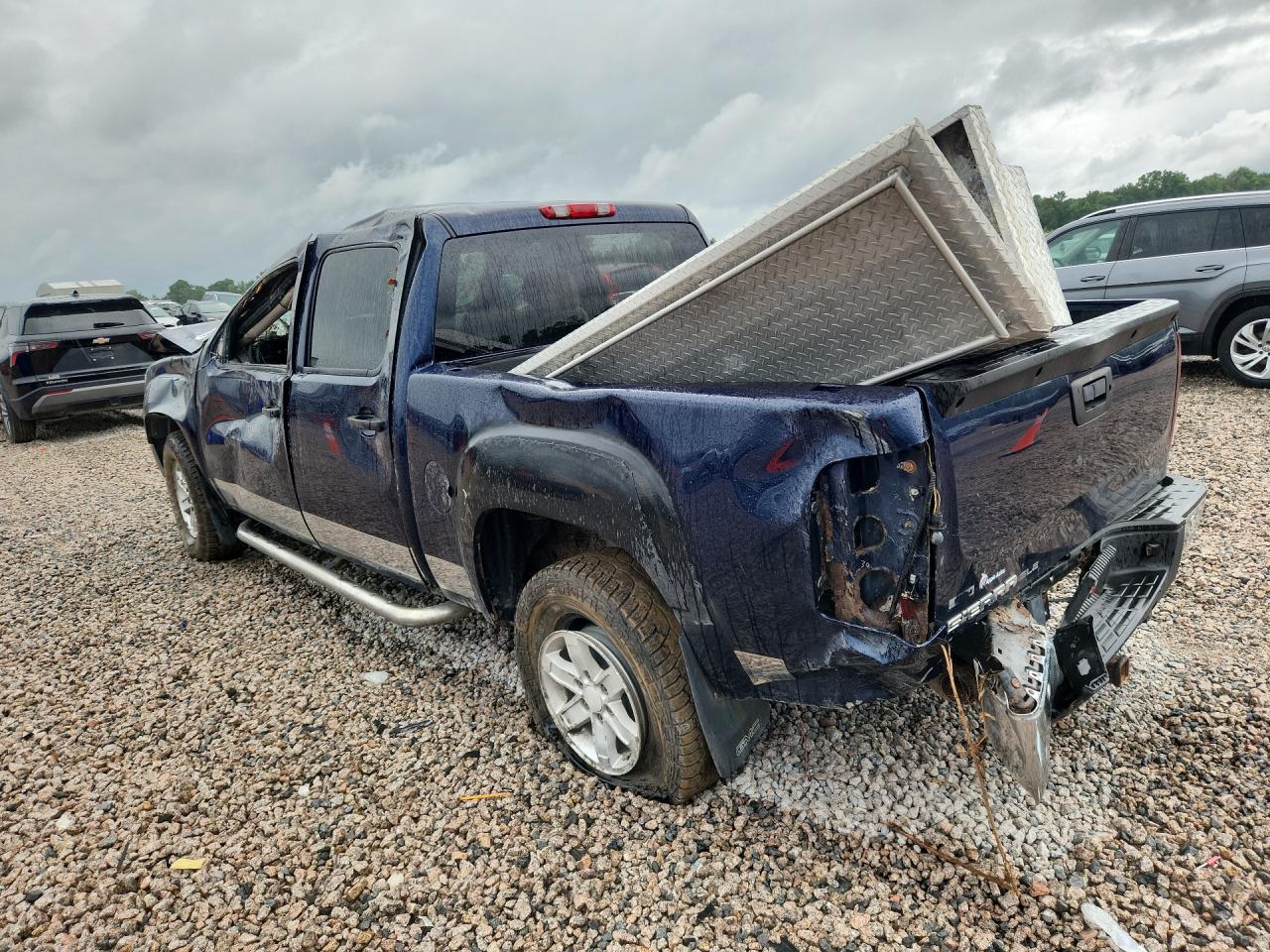 2010 Gmc Sierra K1500 Sle Синий vin: 3GTRKVE38AG274531