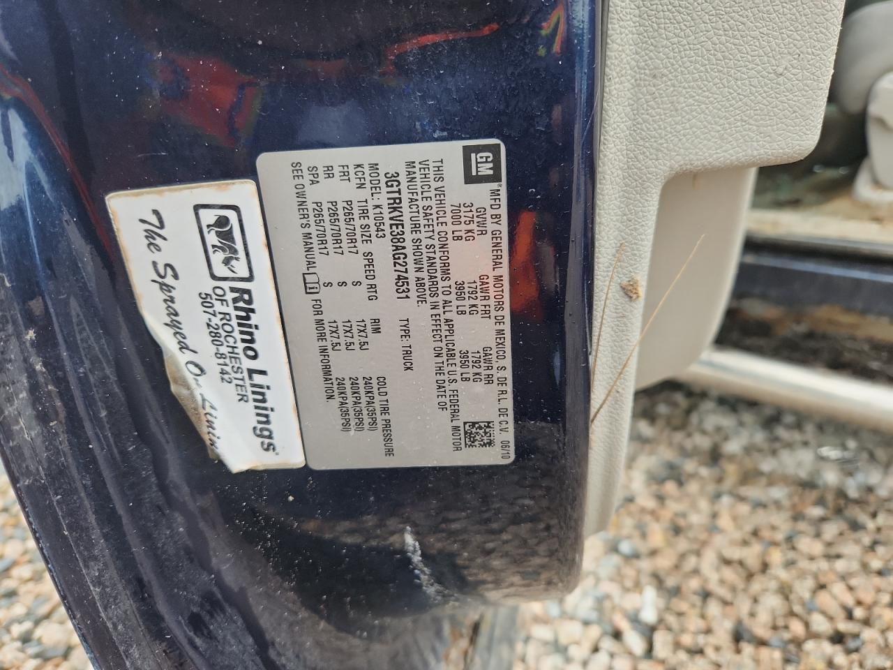 2010 Gmc Sierra K1500 Sle Синий vin: 3GTRKVE38AG274531