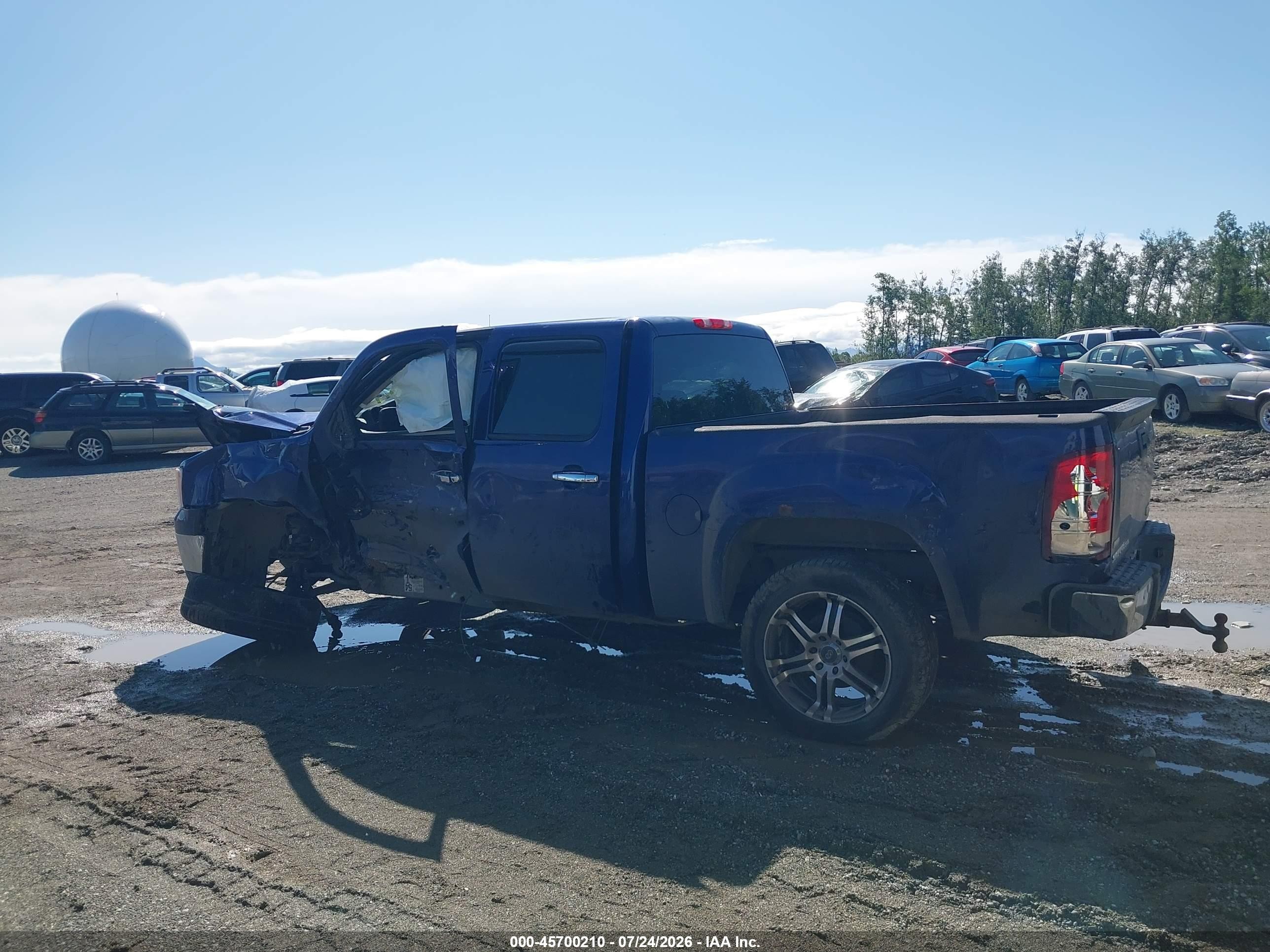 2010 Gmc Sierra 1500 Sle Blue vin: 3GTRKVE39AG227167