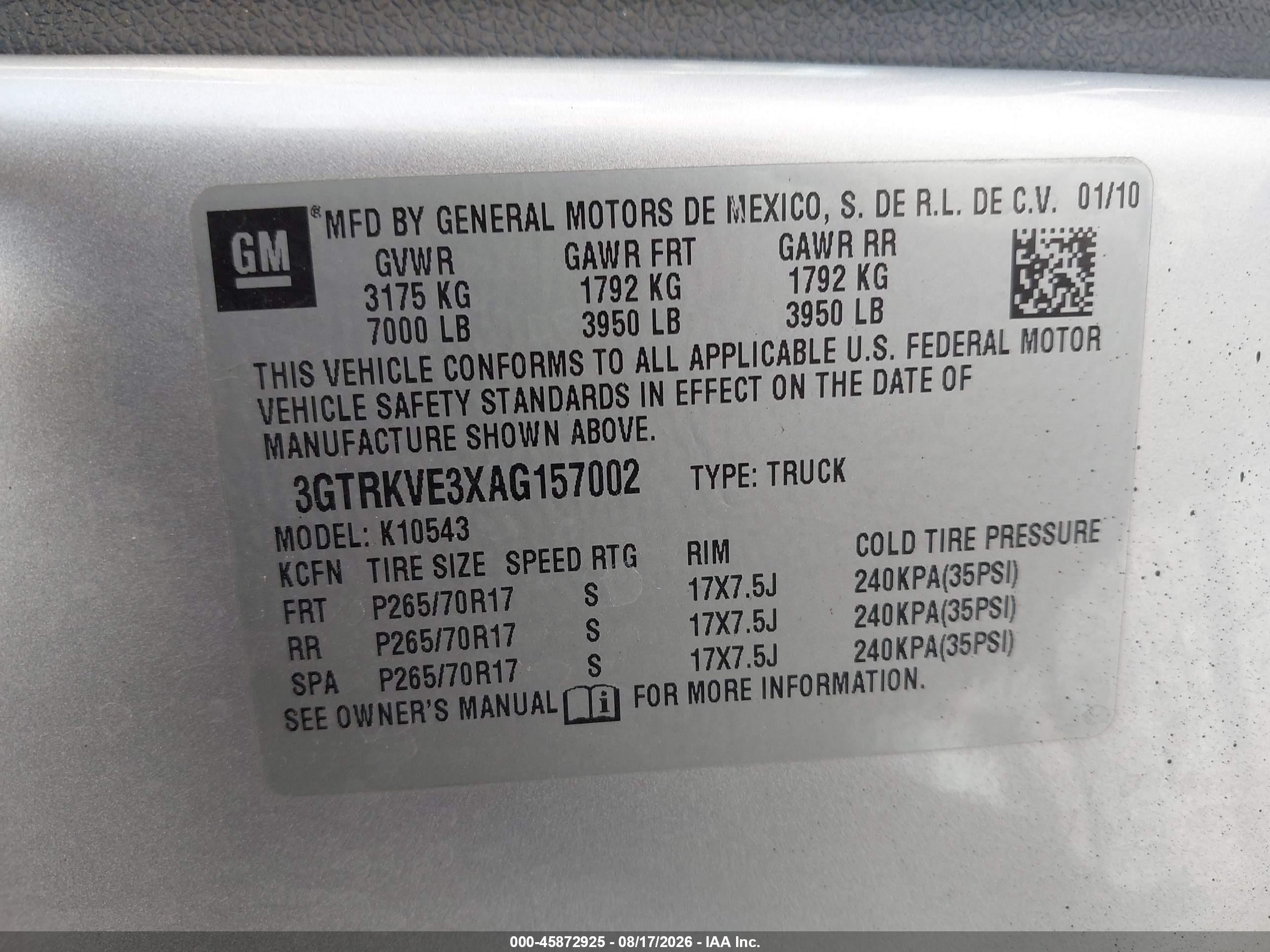 2010 Gmc Sierra 1500 Sle Silver vin: 3GTRKVE3XAG157002