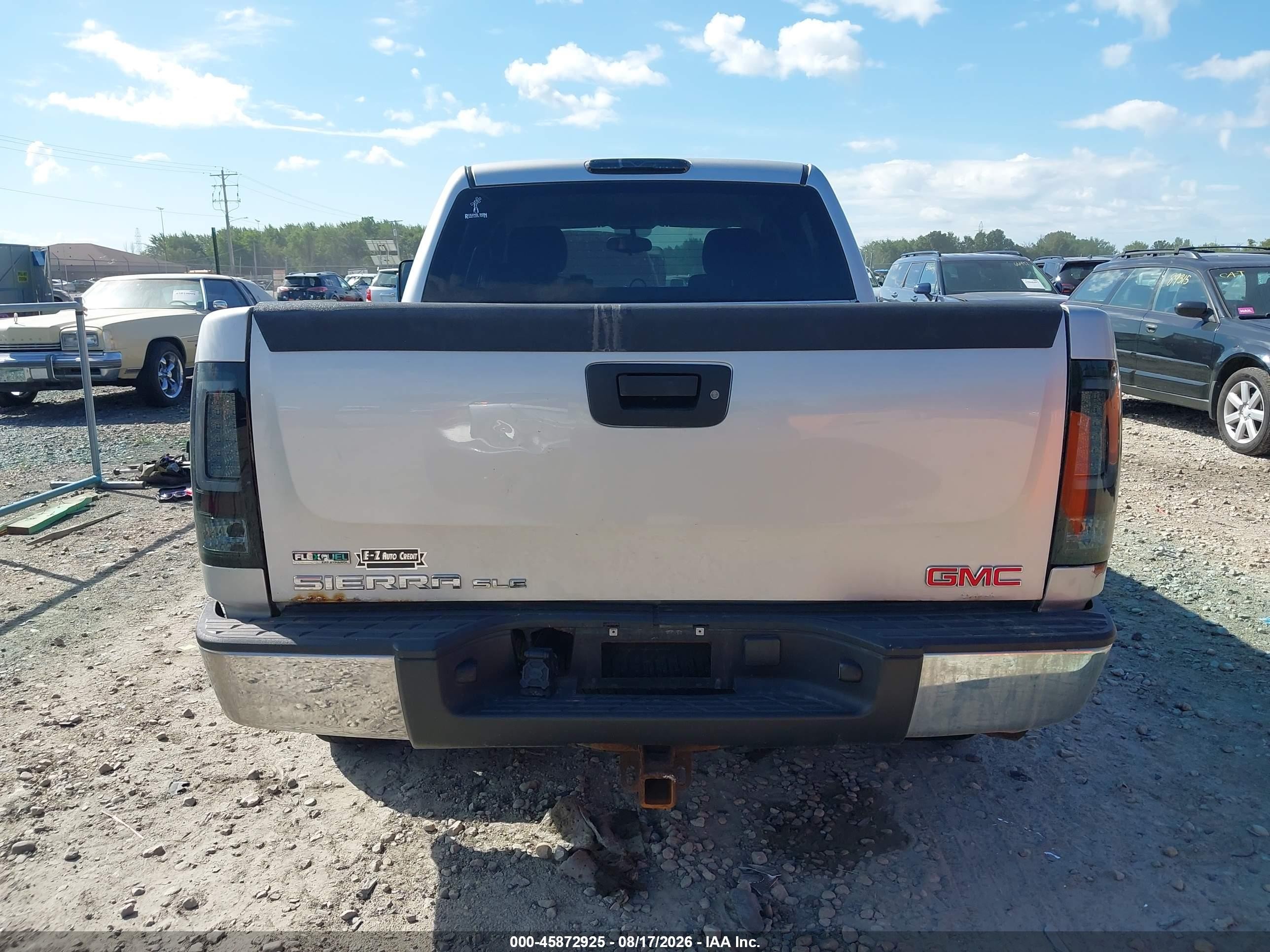 2010 Gmc Sierra 1500 Sle Silver vin: 3GTRKVE3XAG157002