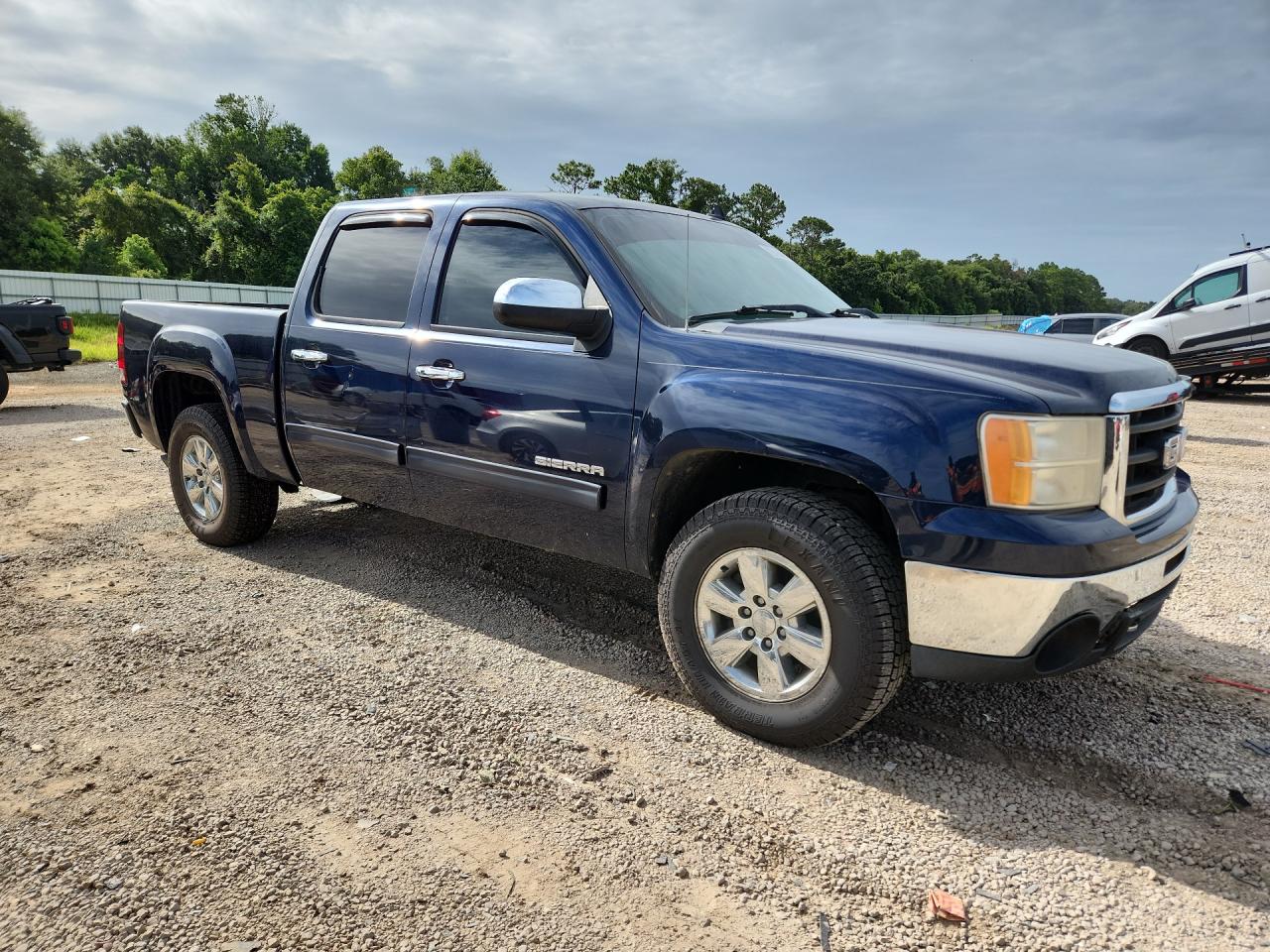 2010 Gmc Sierra K1500 Sle Синий vin: 3GTRKVE3XAG256046 Damage: Right Front Door, Heavy Scratch, 1 To 2 Inches