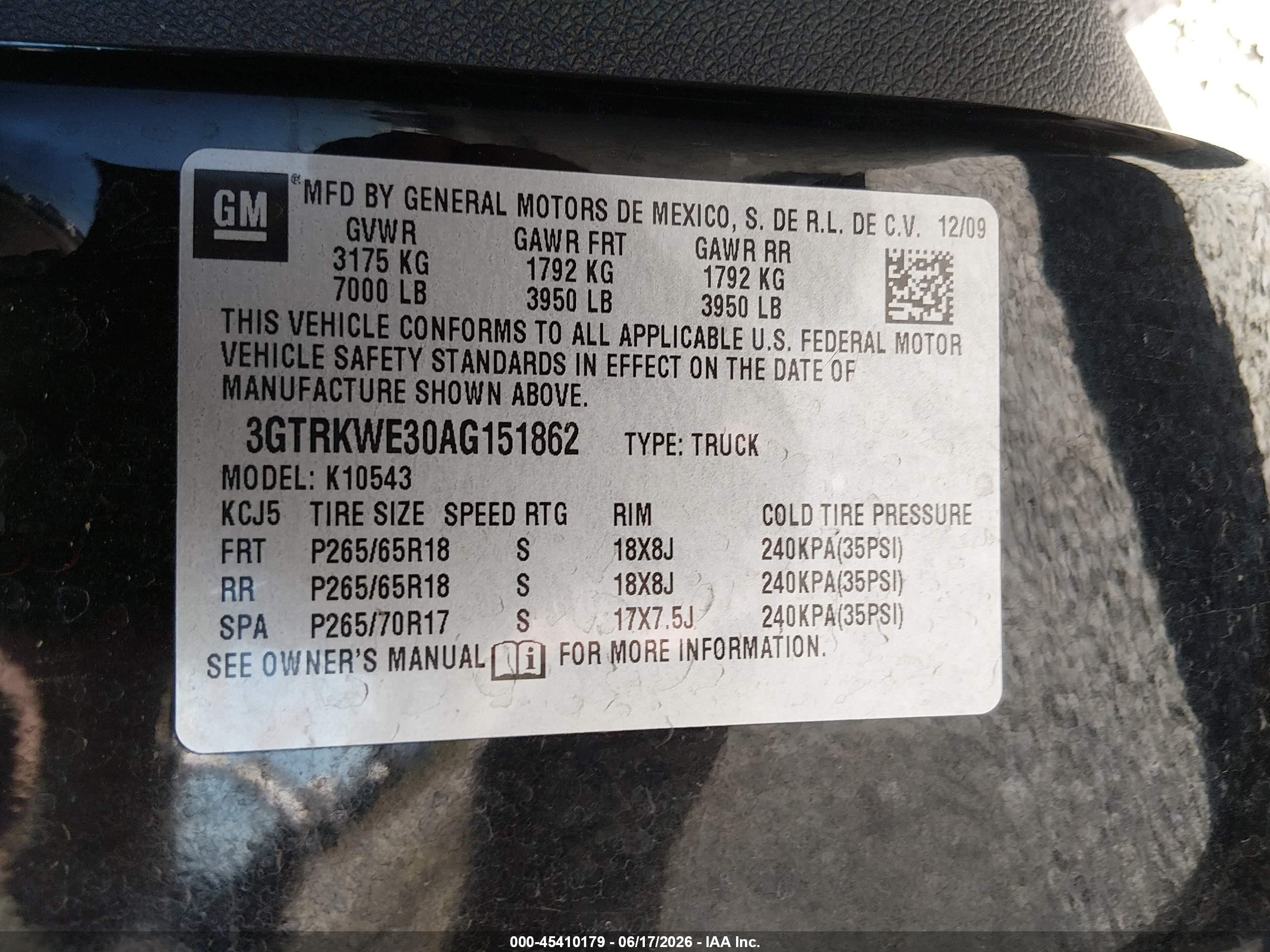 2010 Gmc Sierra 1500 Slt Black vin: 3GTRKWE30AG151862