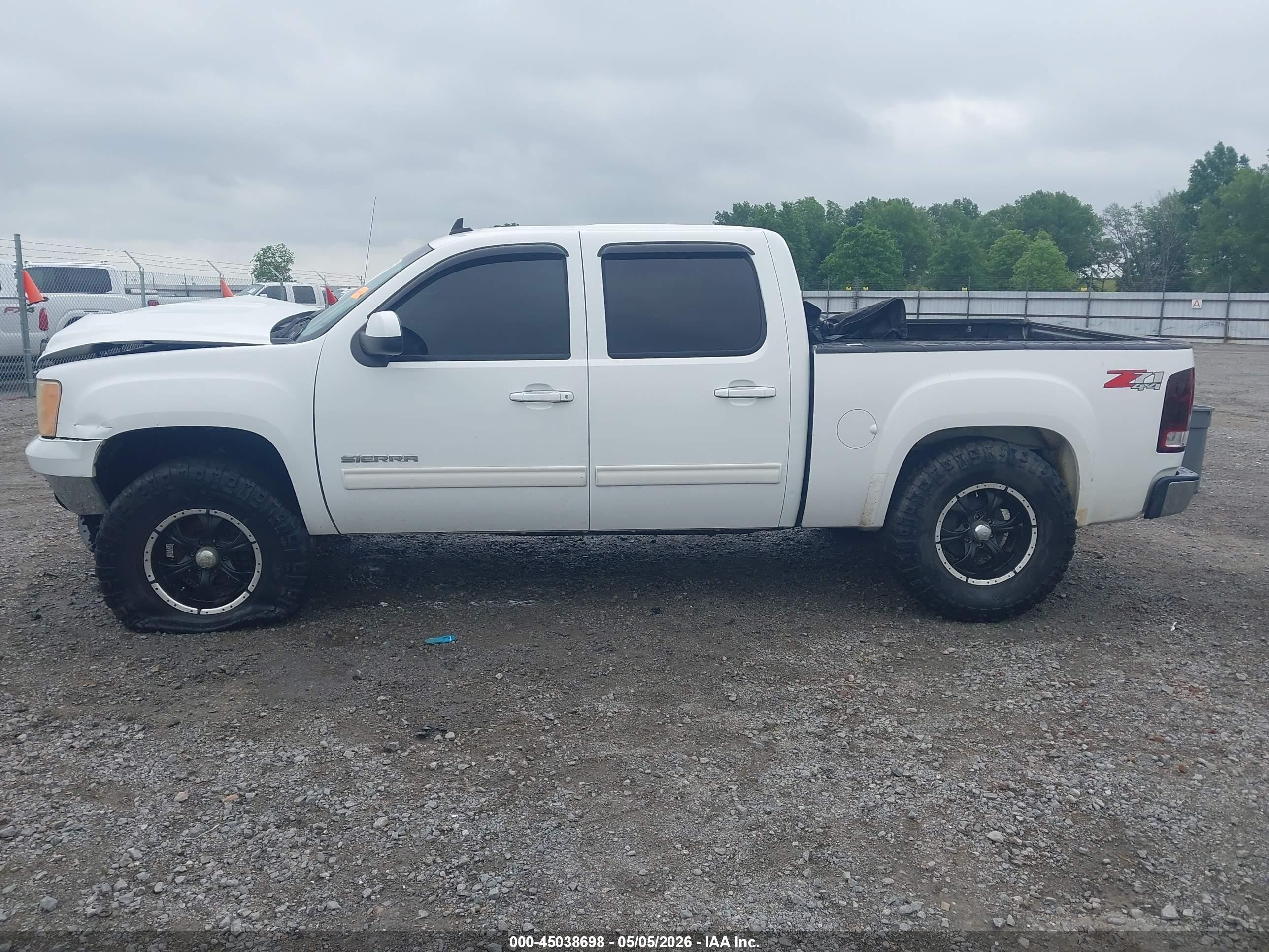 2010 Gmc Sierra 1500 Slt White vin: 3GTRKWE30AG164479