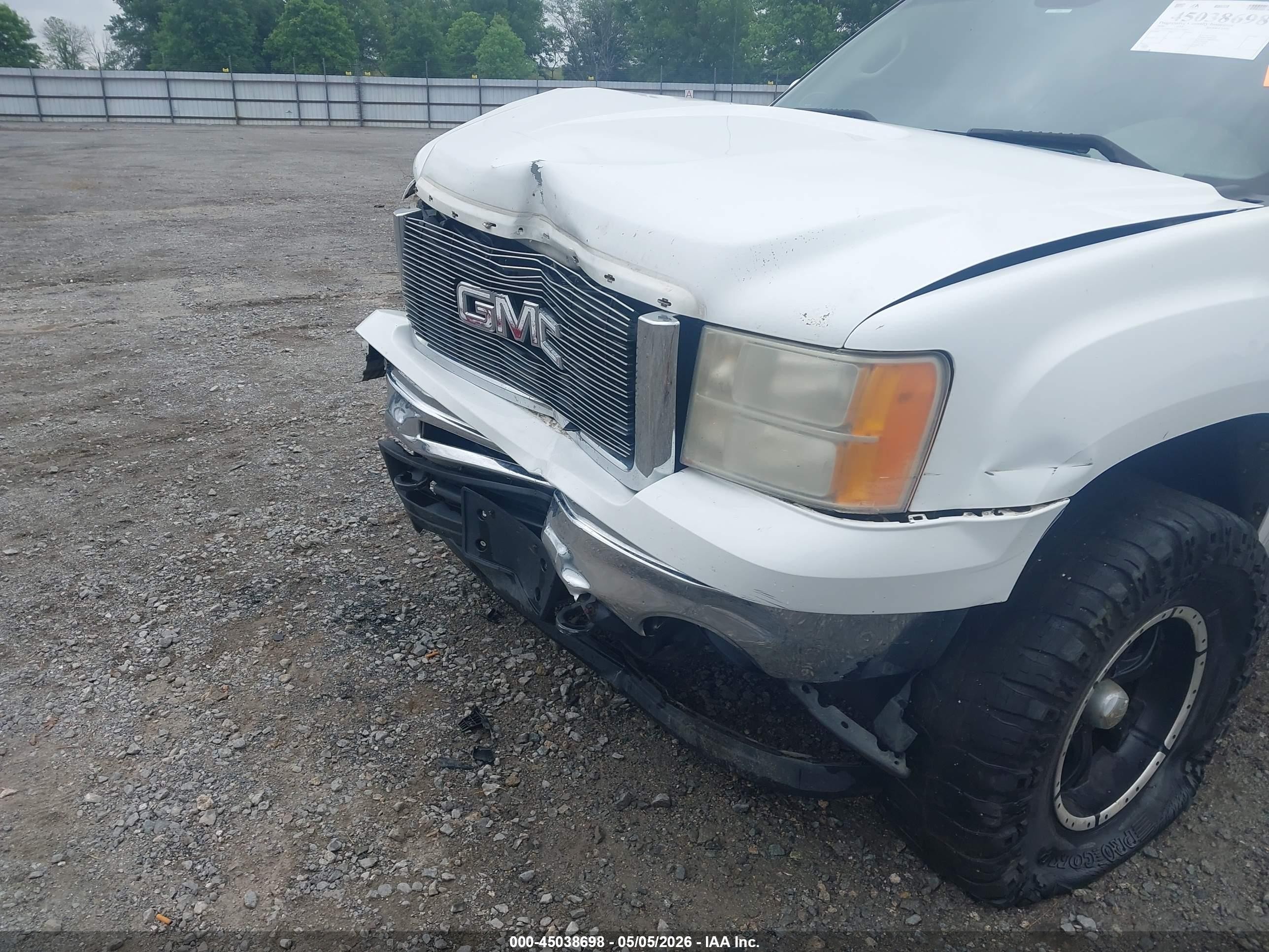 2010 Gmc Sierra 1500 Slt White vin: 3GTRKWE30AG164479
