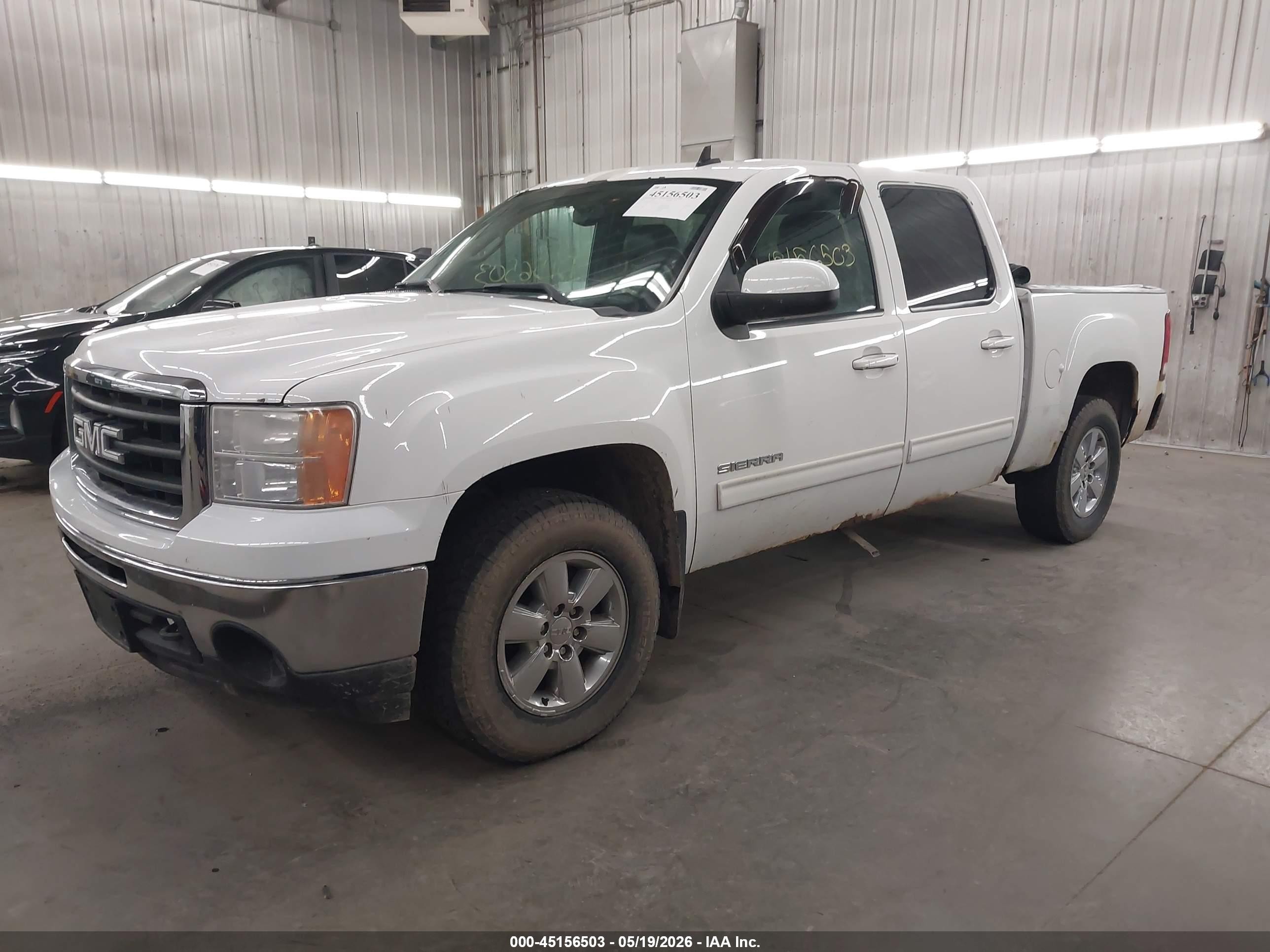 2010 Gmc Sierra 1500 Slt White vin: 3GTRKWE30AG186207