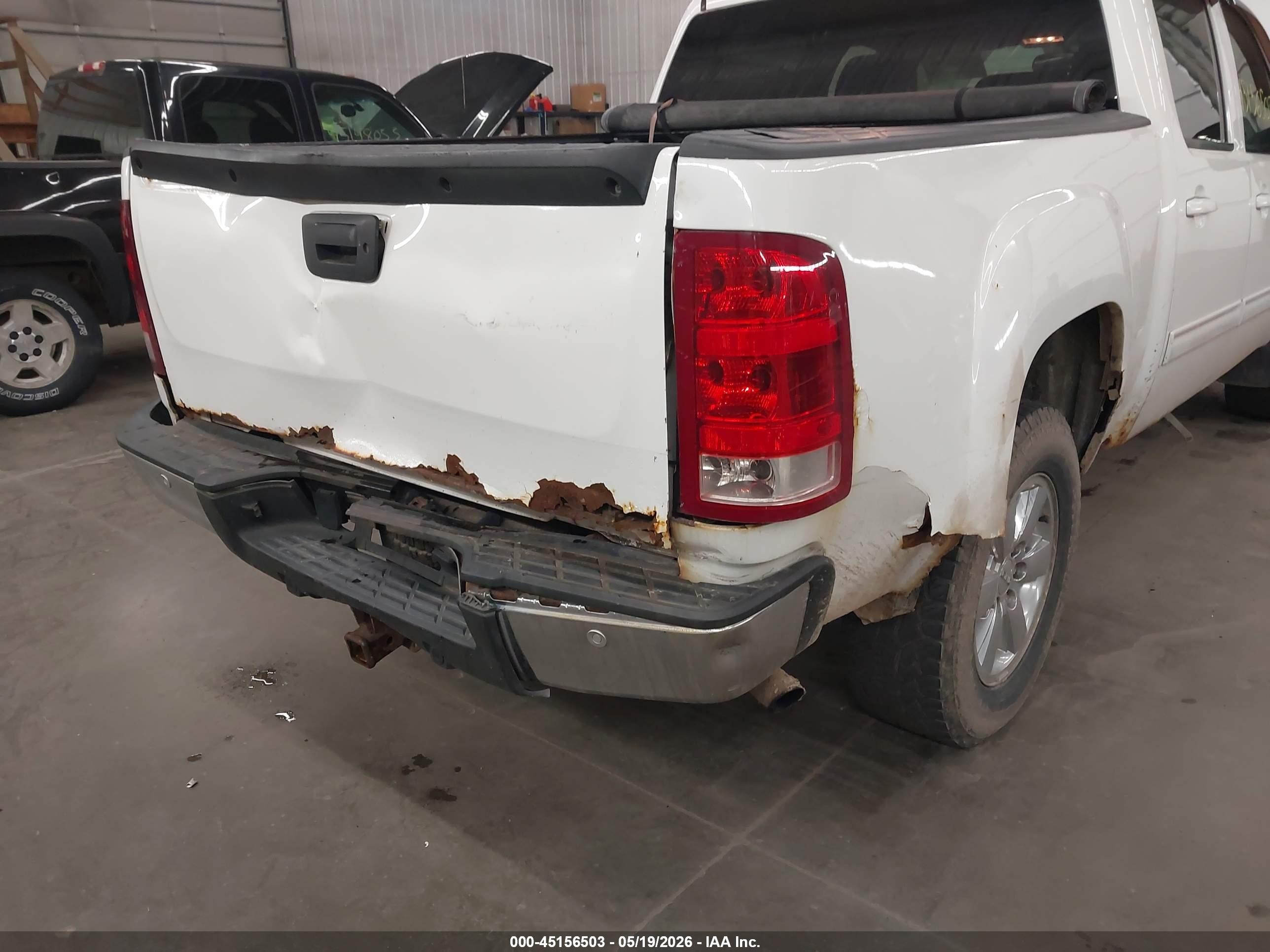 2010 Gmc Sierra 1500 Slt White vin: 3GTRKWE30AG186207