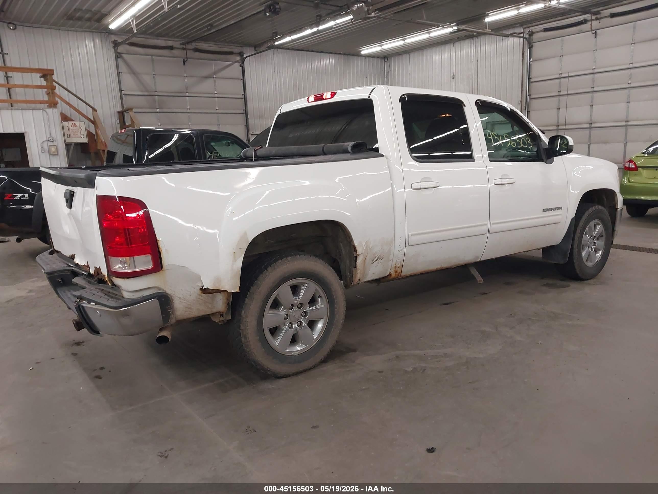 2010 Gmc Sierra 1500 Slt White vin: 3GTRKWE30AG186207