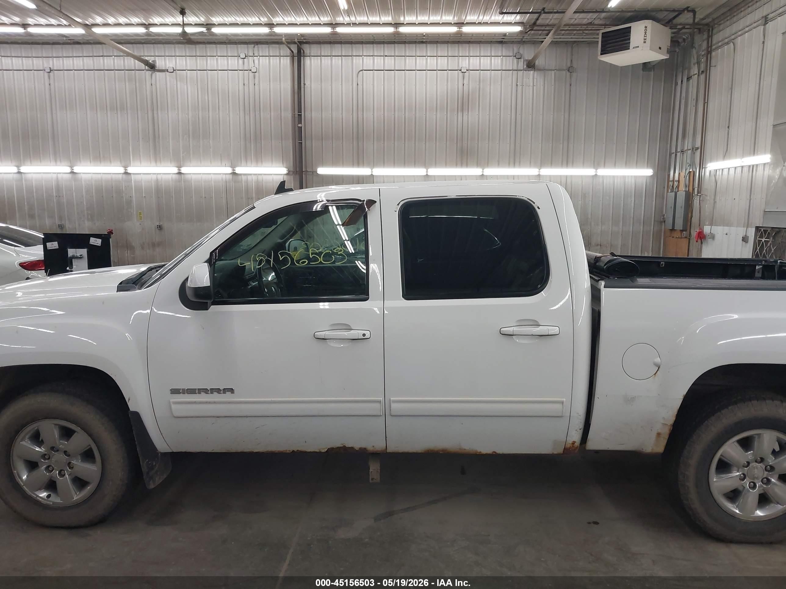 2010 Gmc Sierra 1500 Slt White vin: 3GTRKWE30AG186207