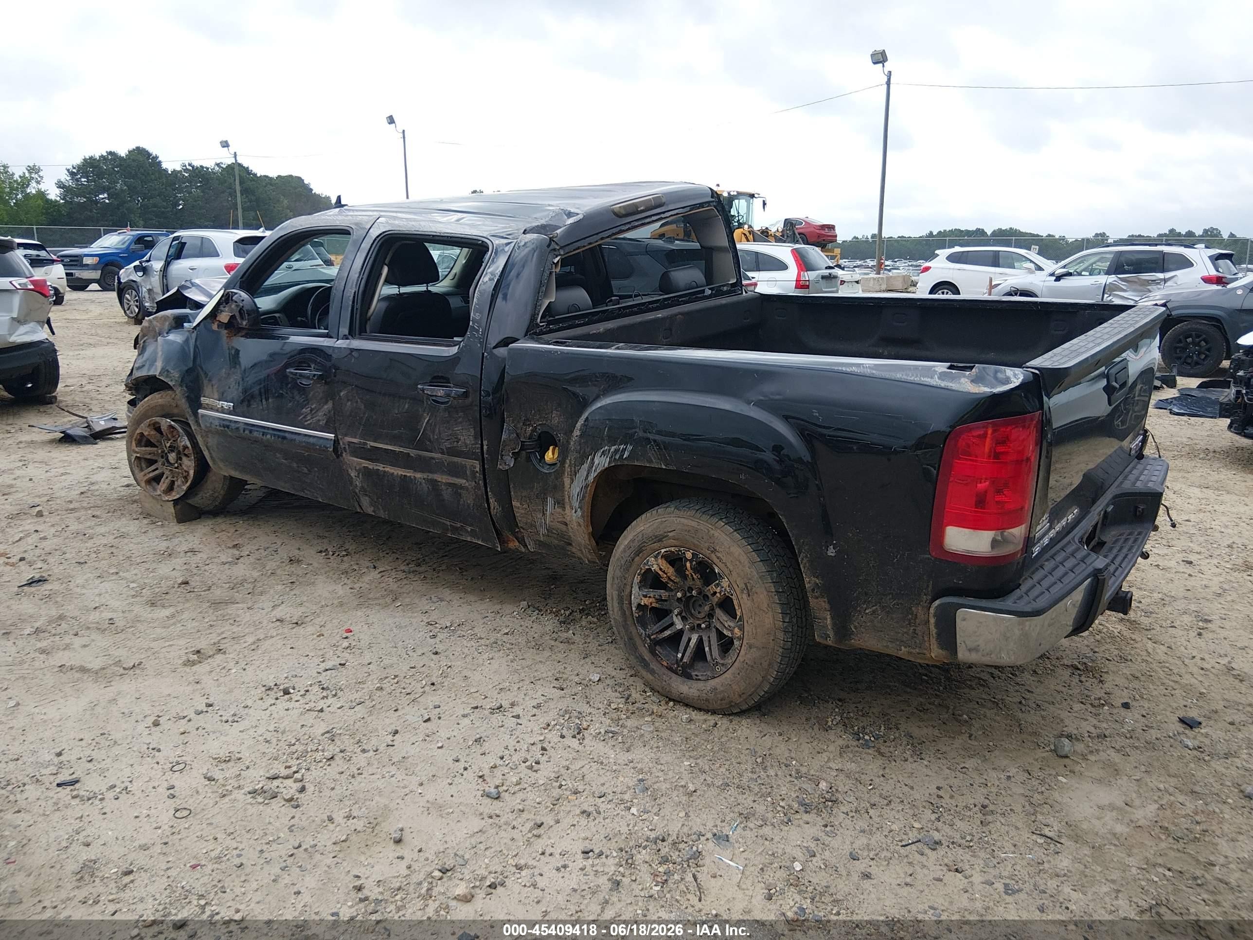 2010 Gmc Sierra 1500 Slt Black vin: 3GTRKWE35AG123569