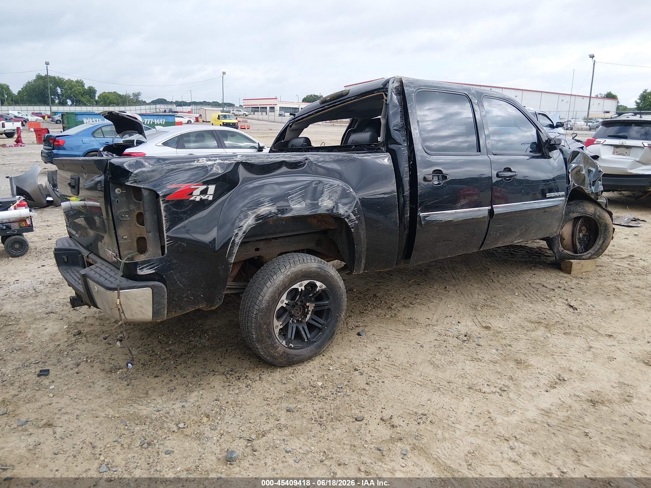 2010 Gmc Sierra 1500 Slt Black vin: 3GTRKWE35AG123569