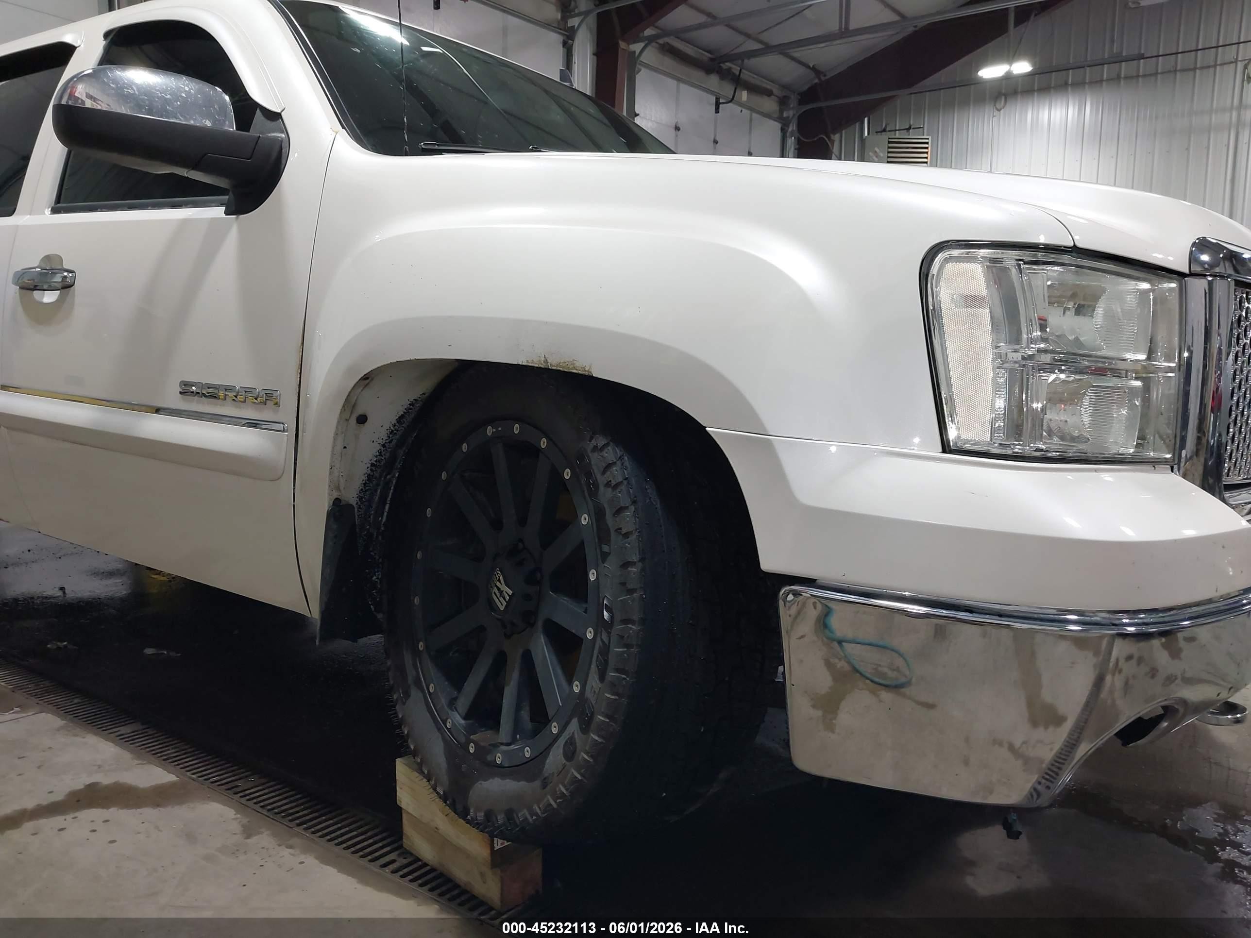 2010 Gmc Sierra 1500 Slt White vin: 3GTRKWE35AG292152
