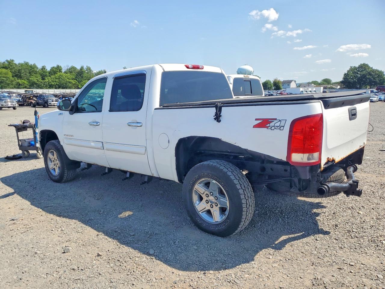 2010 Gmc Sierra K1500 Slt White vin: 3GTRKWE37AG263221