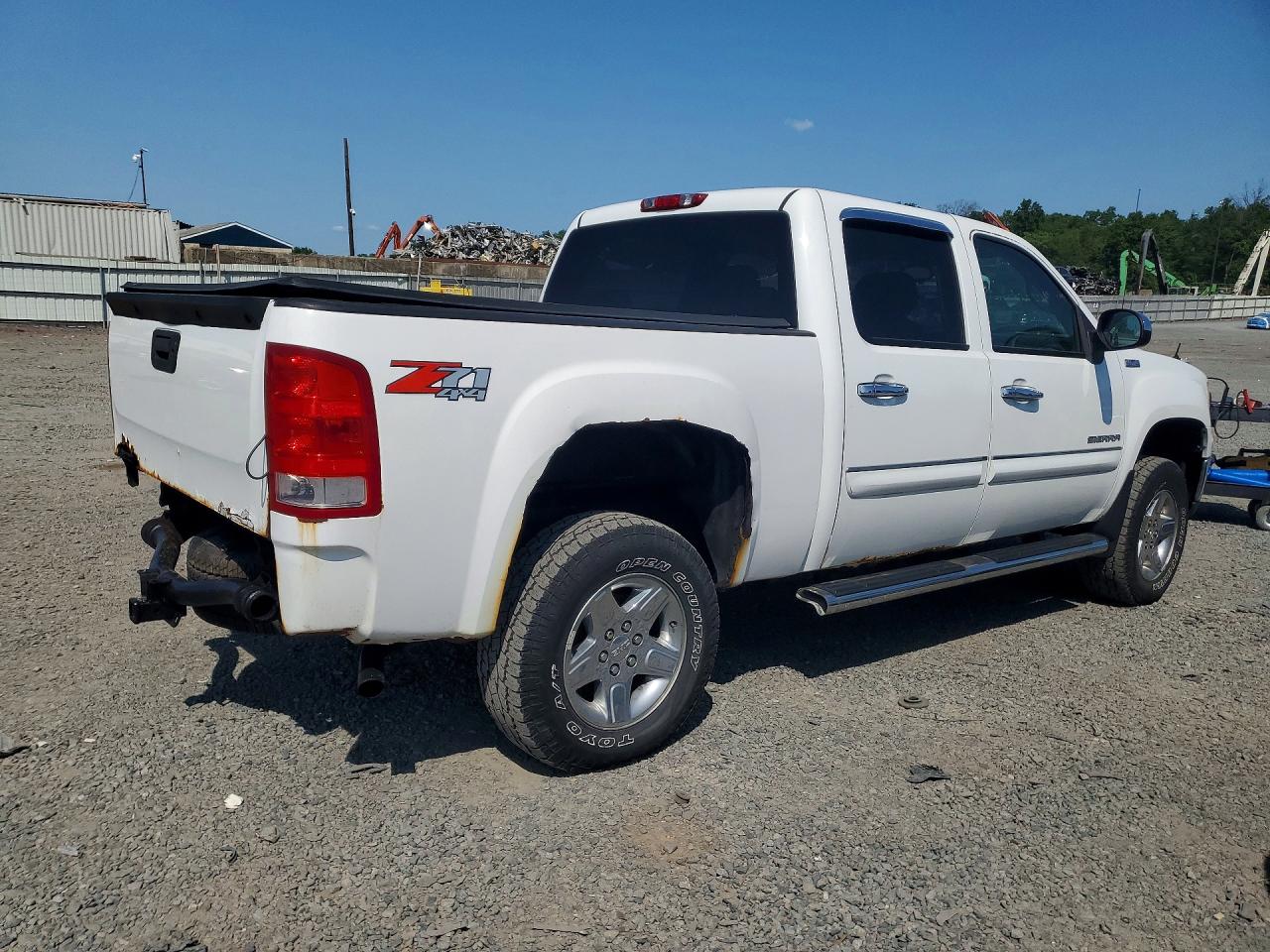 2010 Gmc Sierra K1500 Slt White vin: 3GTRKWE37AG263221