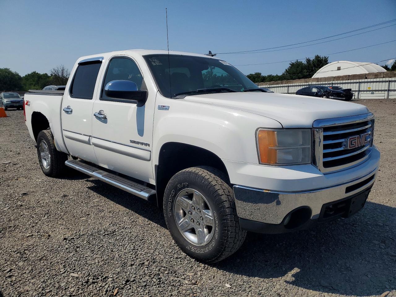 2010 Gmc Sierra K1500 Slt White vin: 3GTRKWE37AG263221