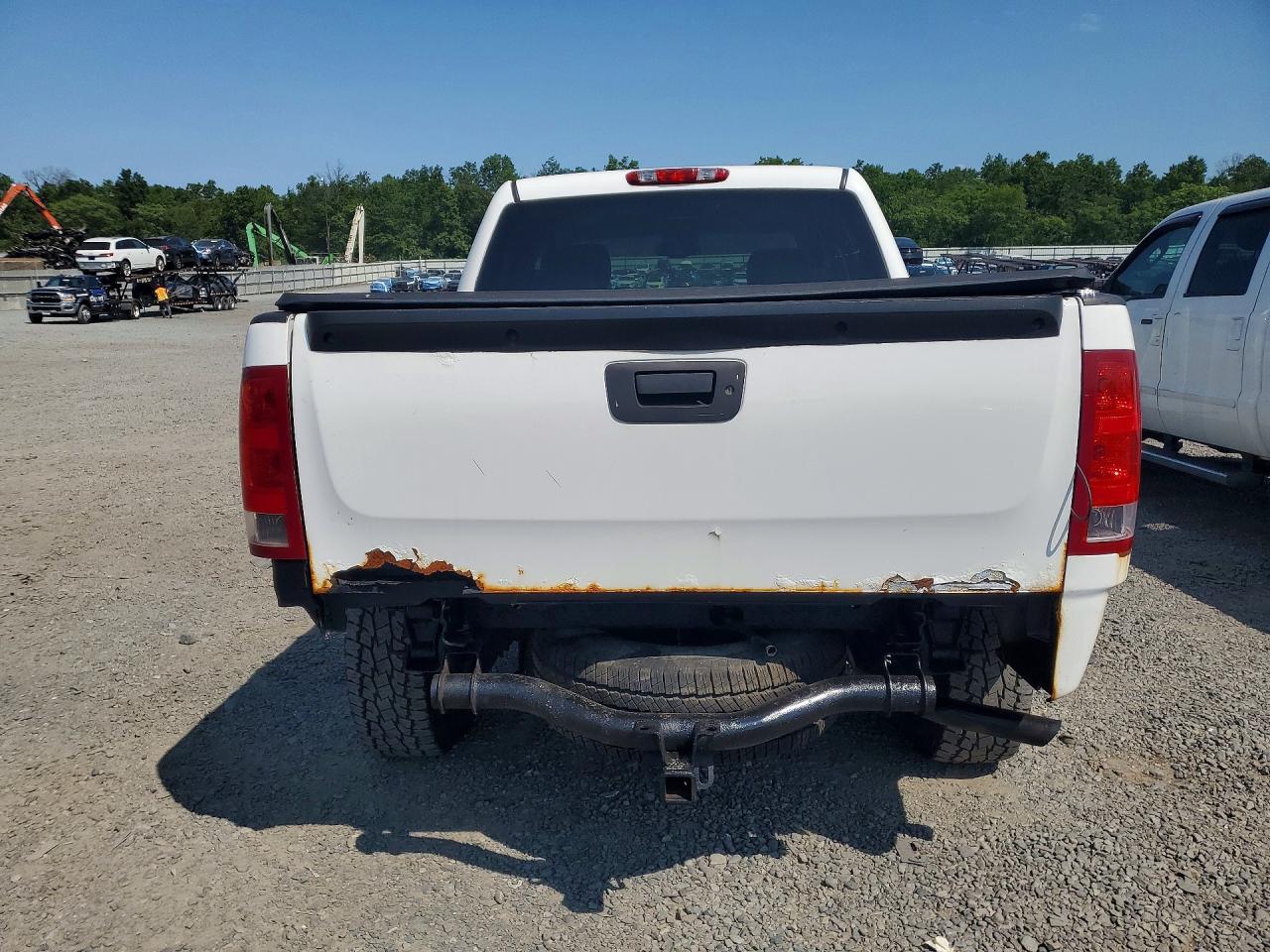 2010 Gmc Sierra K1500 Slt White vin: 3GTRKWE37AG263221