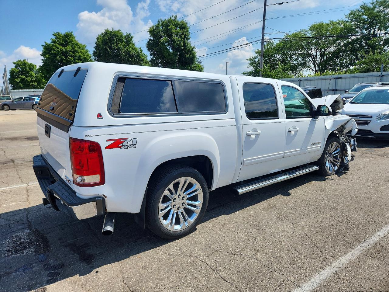 2010 Gmc Sierra K1500 Slt Белый vin: 3GTRKWE3XAG294222