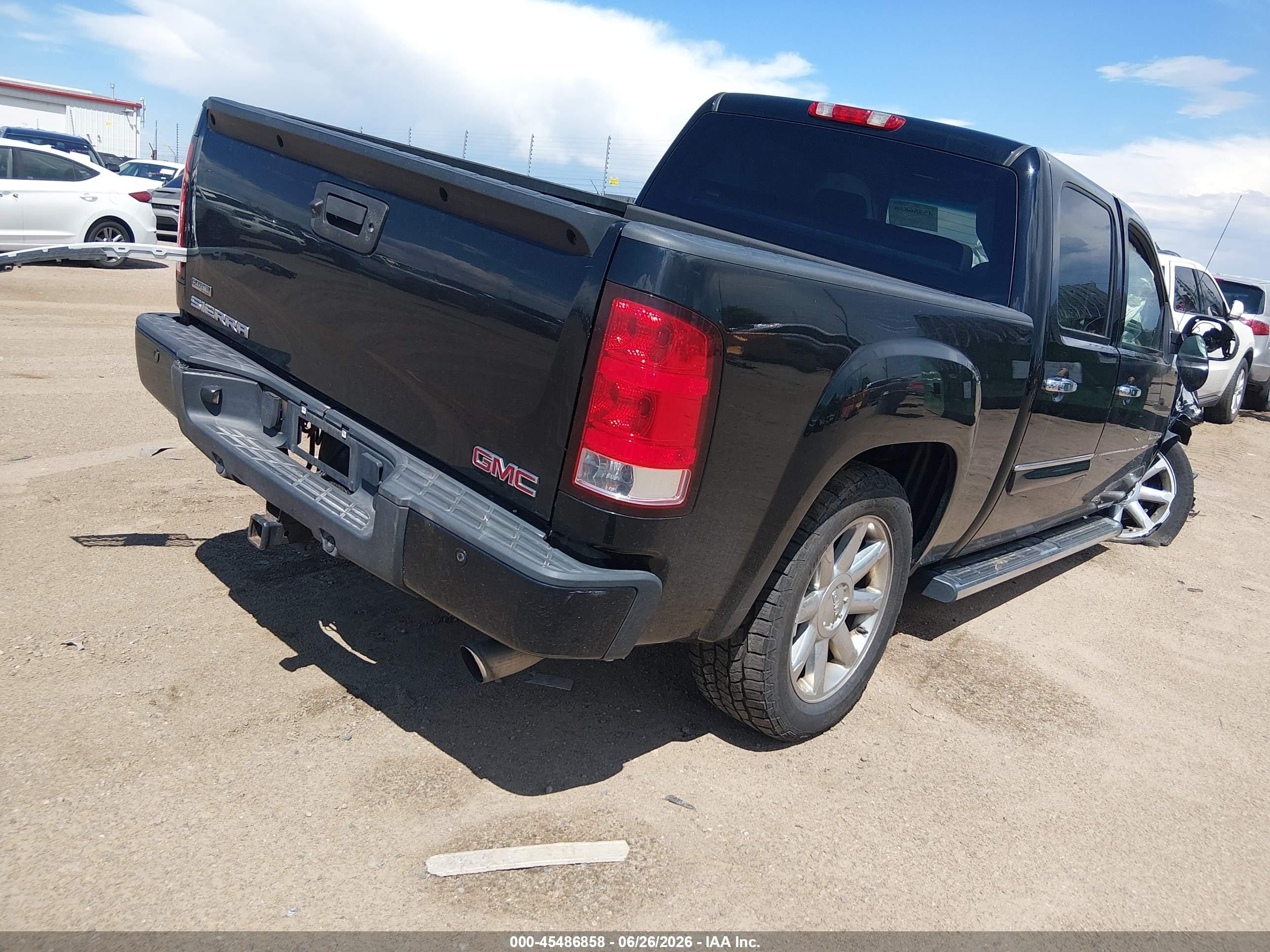 2010 Gmc Sierra 1500 Denali Черный vin: 3GTRKXE20AG230302