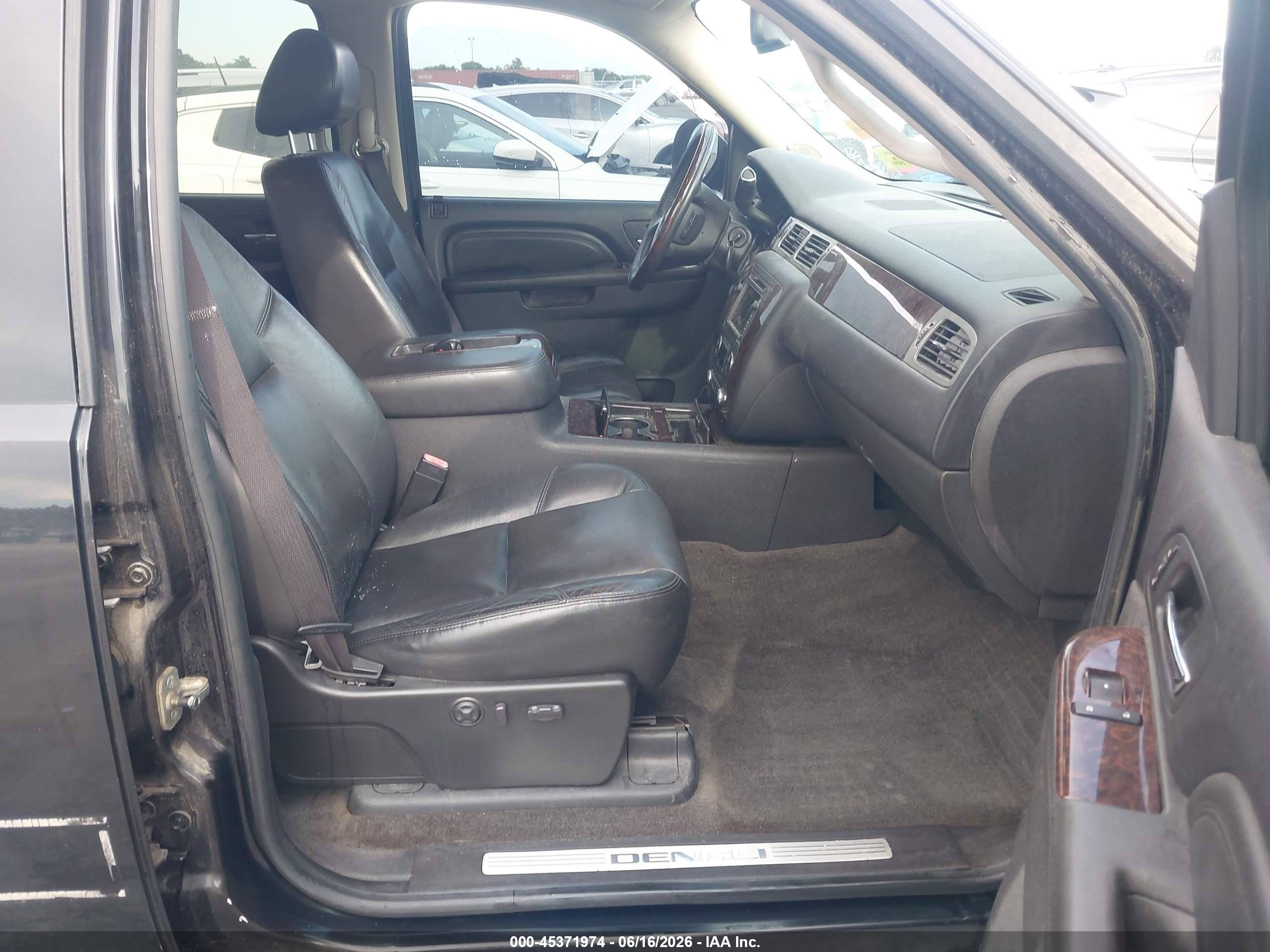 2010 Gmc Sierra 1500 Denali Black vin: 3GTRKXE21AG209135