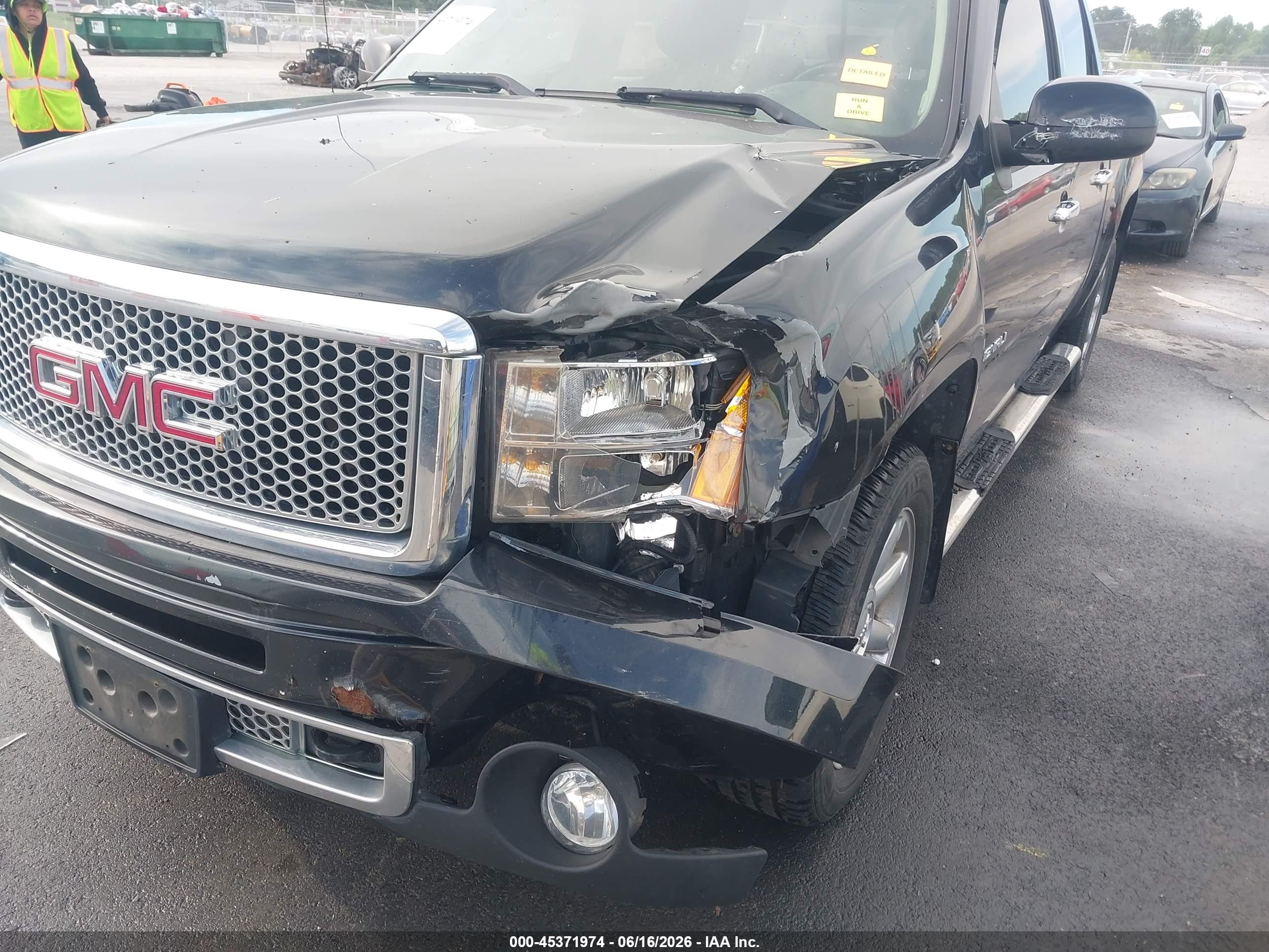 2010 Gmc Sierra 1500 Denali Black vin: 3GTRKXE21AG209135