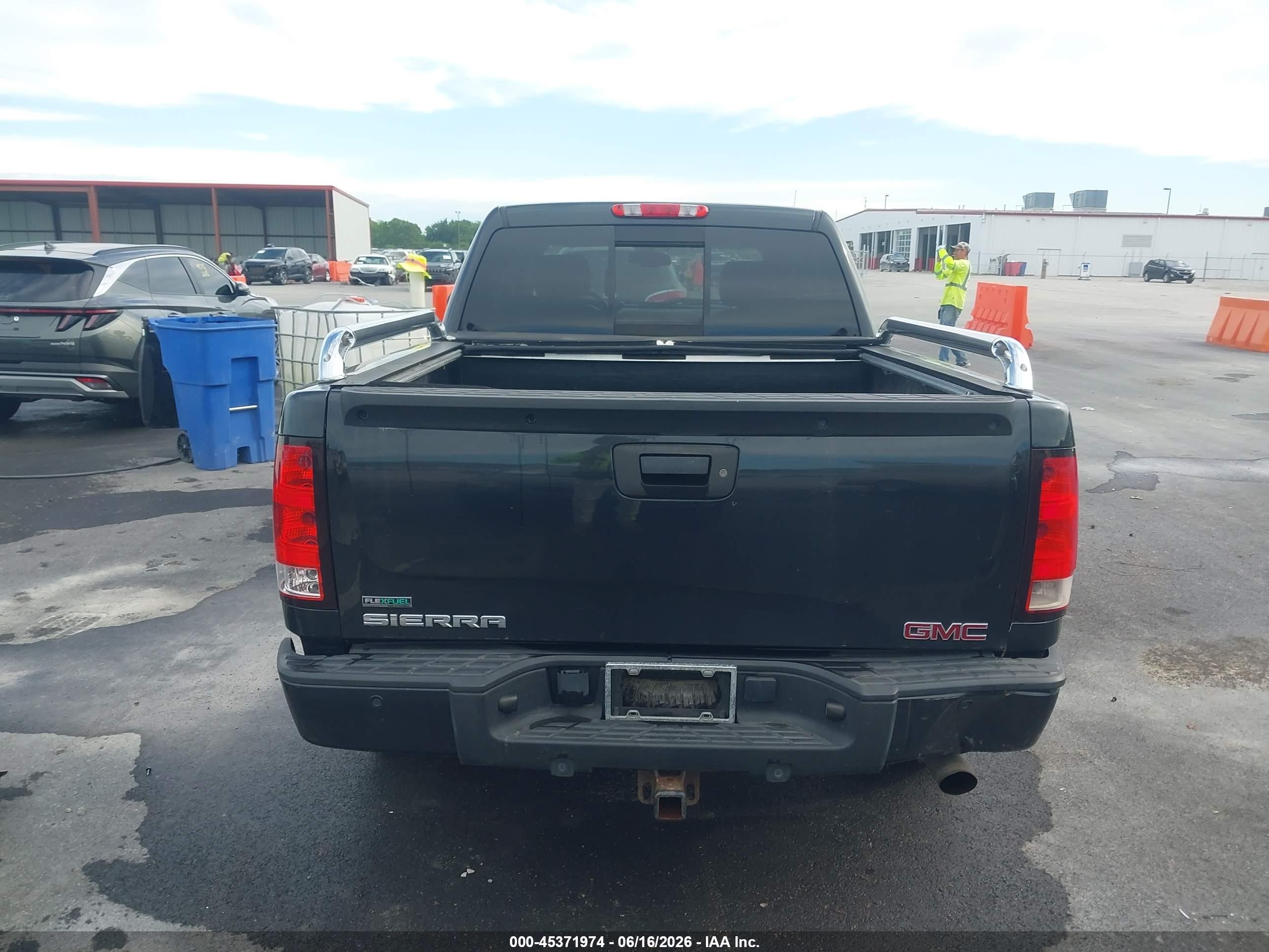 2010 Gmc Sierra 1500 Denali Black vin: 3GTRKXE21AG209135