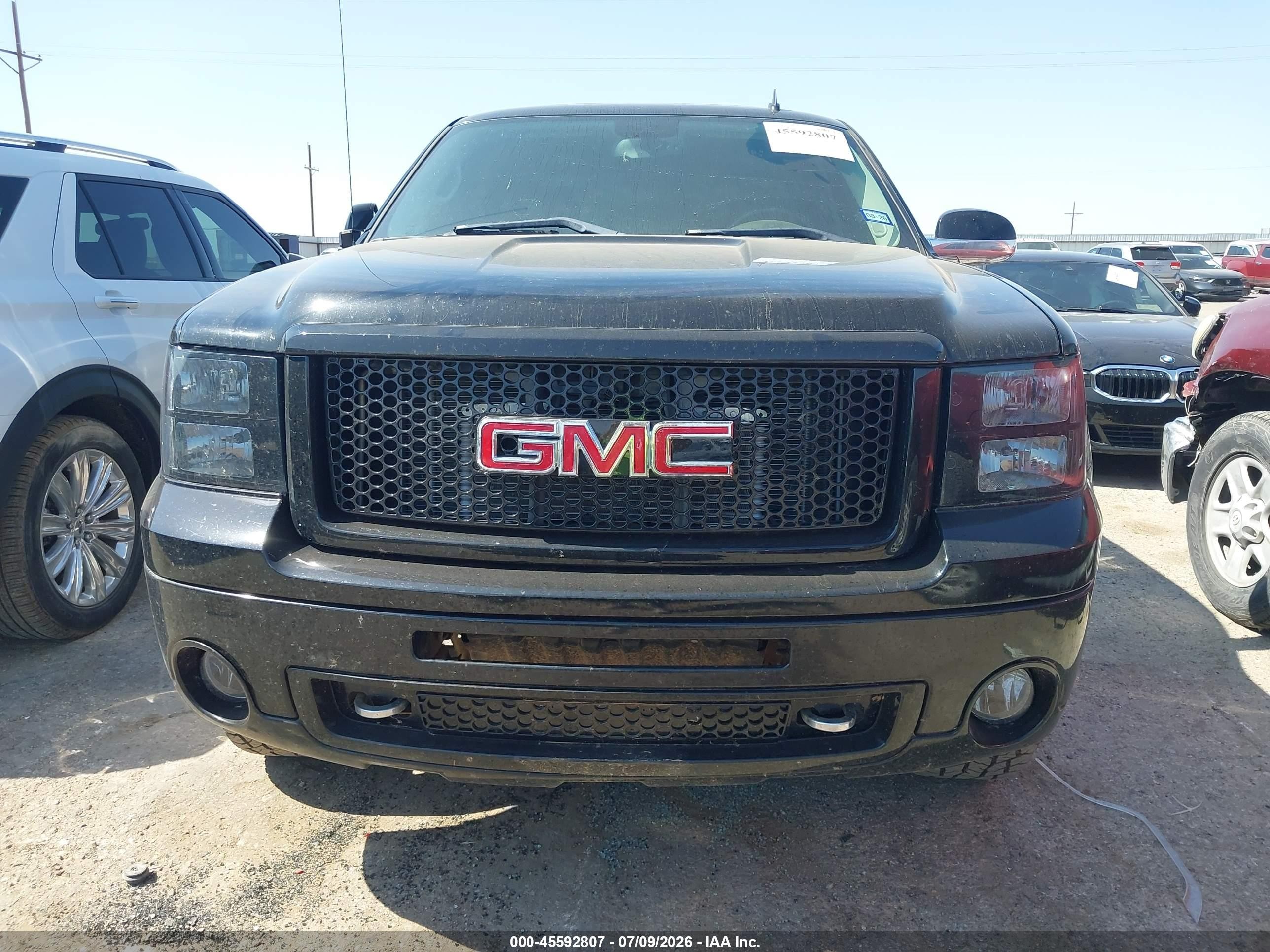 2010 Gmc Sierra 1500 Denali Black vin: 3GTRKXE29AG189166