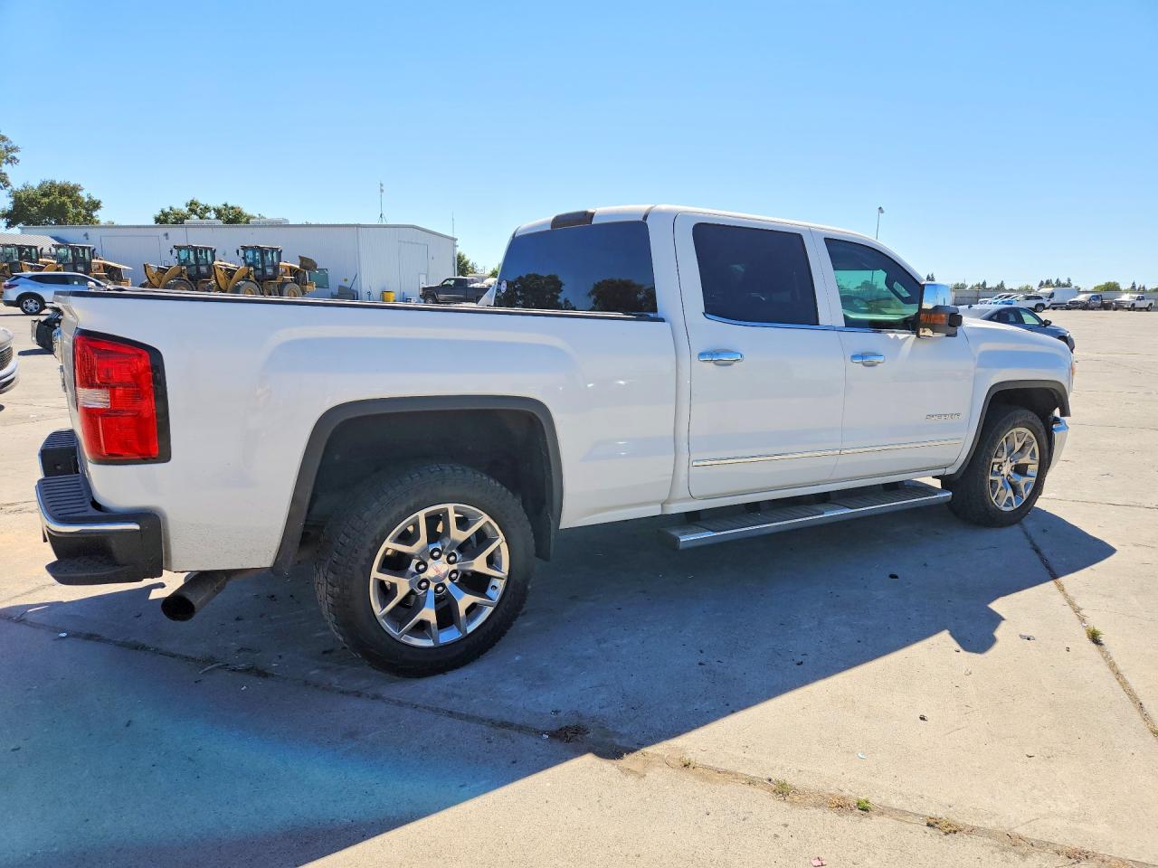 2015 Gmc Sierra C1500 Slt White vin: 3GTU1VEC2FG448470