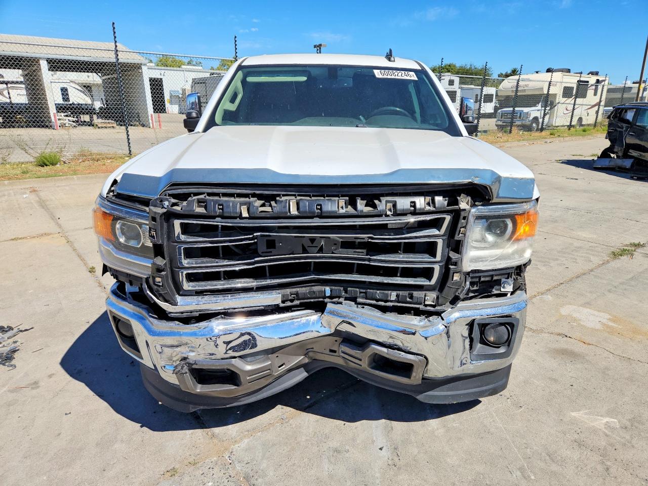 2015 Gmc Sierra C1500 Slt White vin: 3GTU1VEC2FG448470