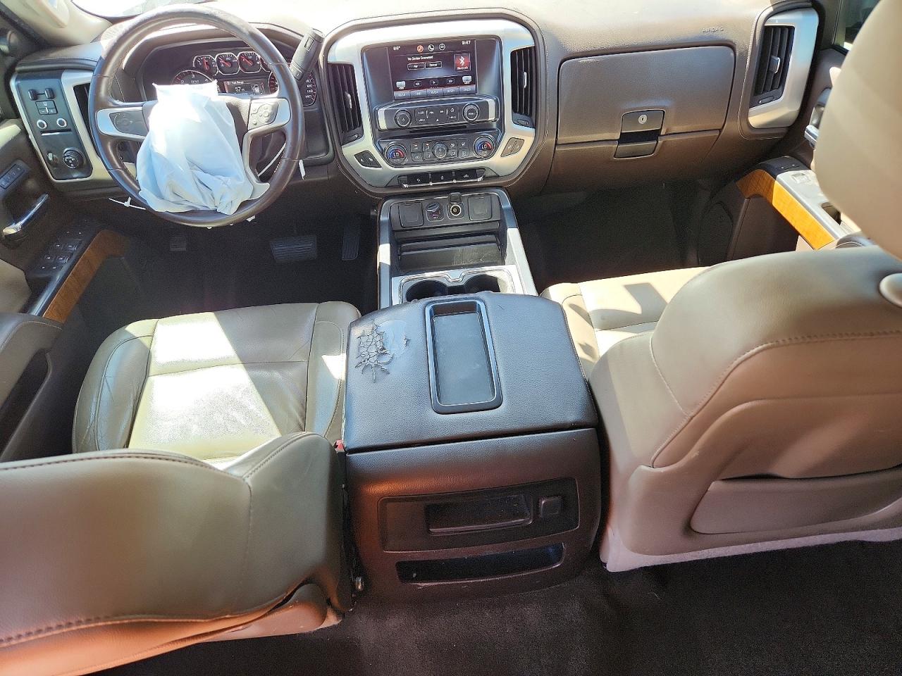 2015 Gmc Sierra C1500 Slt White vin: 3GTU1VEC2FG448470