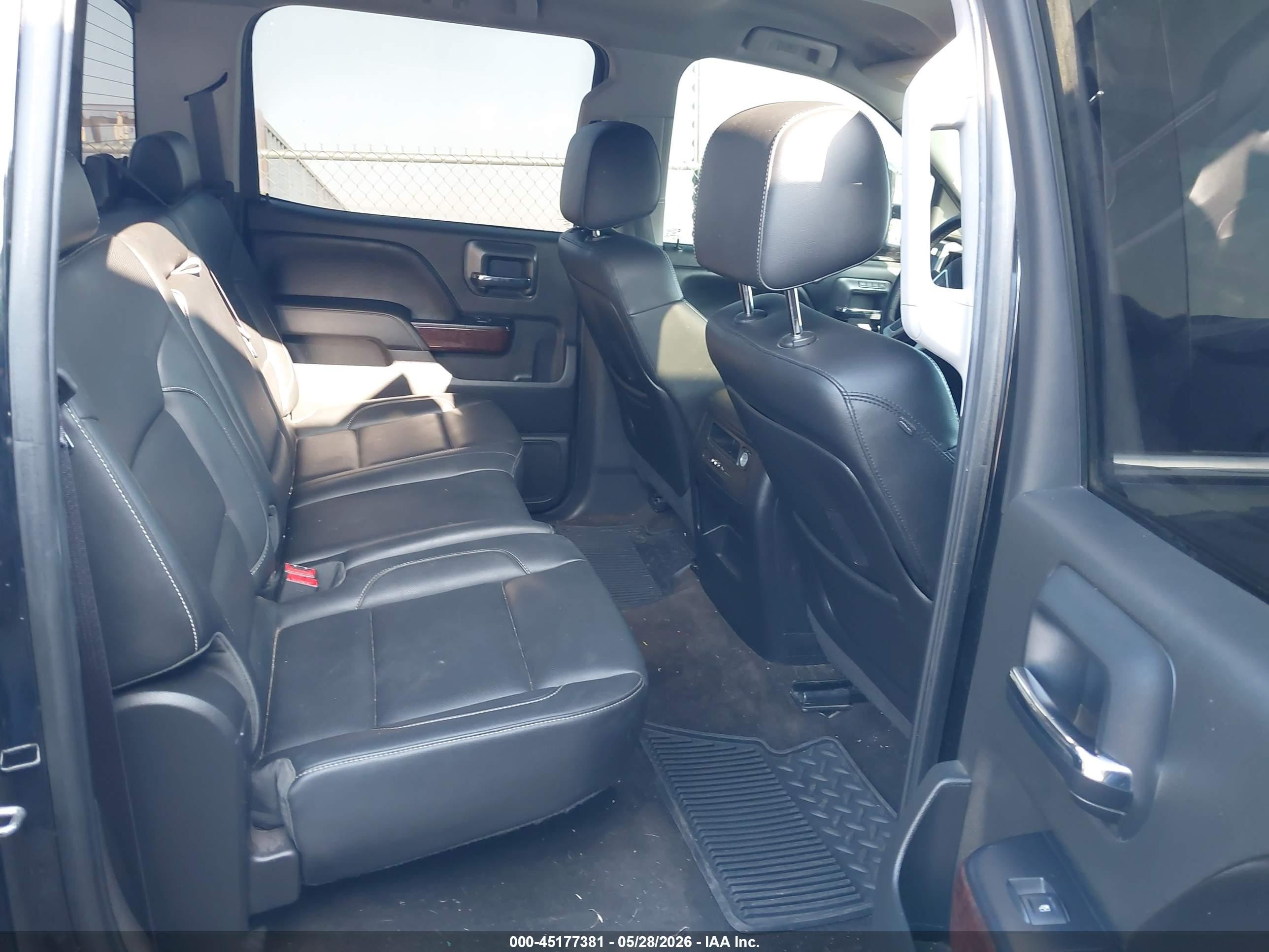 2015 Gmc Sierra 1500 Slt Черный vin: 3GTU1VEJ9FG397693