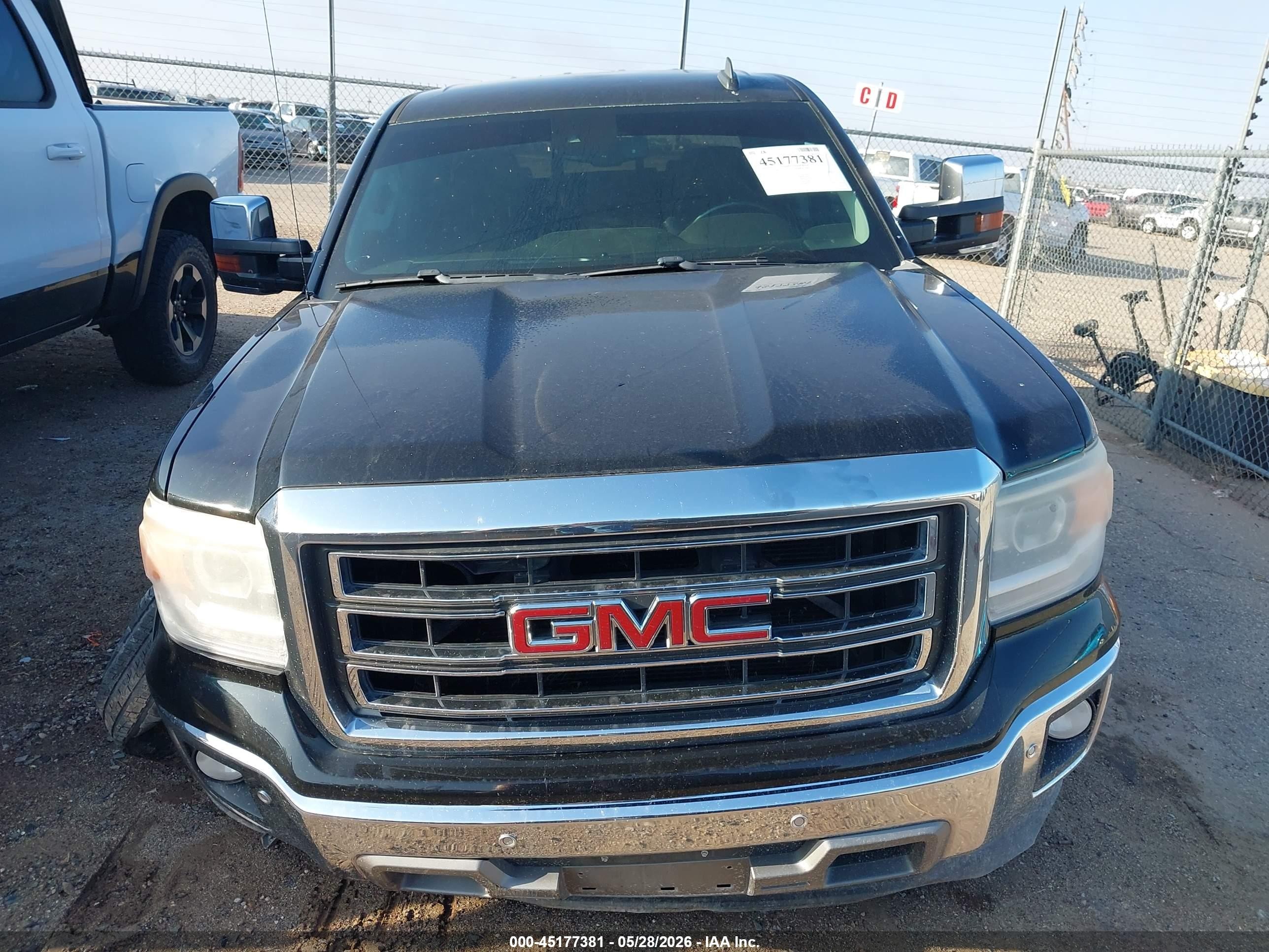 2015 Gmc Sierra 1500 Slt Черный vin: 3GTU1VEJ9FG397693