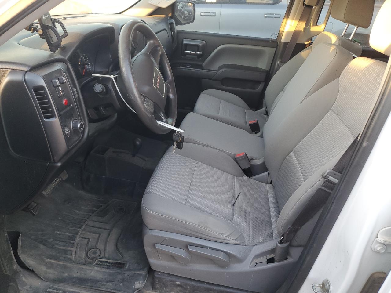 2017 Gmc Sierra K1500 White vin: 3GTU2LEC6HG260488