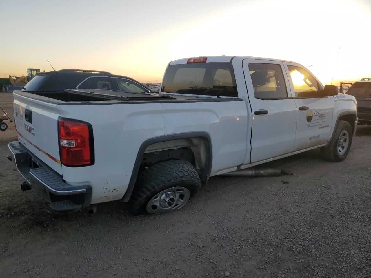 2017 Gmc Sierra K1500 White vin: 3GTU2LEC6HG260488