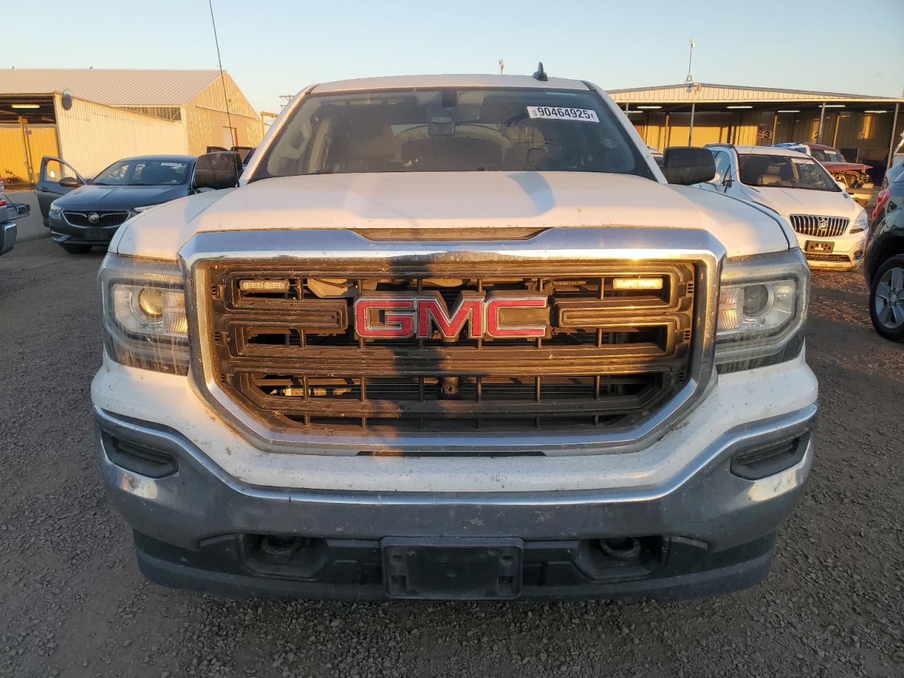2017 Gmc Sierra K1500 White vin: 3GTU2LEC6HG260488