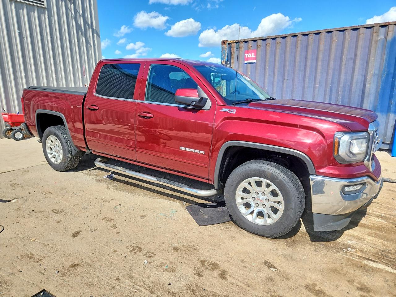2016 Gmc Sierra K1500 Sle Burgundy vin: 3GTU2MEC0GG167924