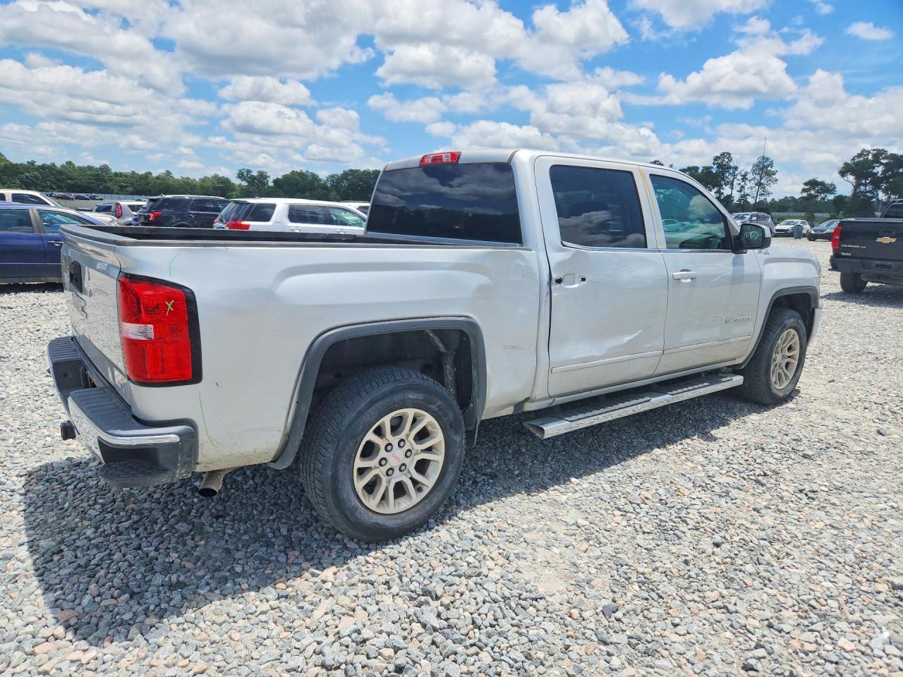 2017 Gmc Sierra K1500 Sle White vin: 3GTU2MEC7HG258965