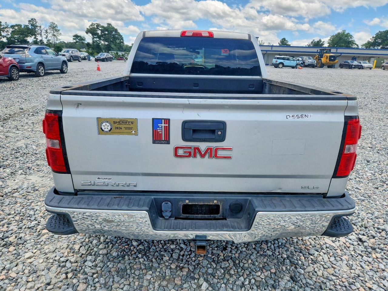 2017 Gmc Sierra K1500 Sle White vin: 3GTU2MEC7HG258965