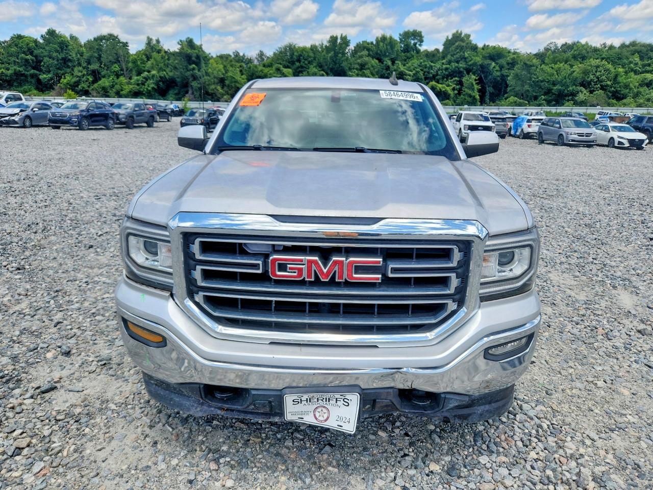 2017 Gmc Sierra K1500 Sle White vin: 3GTU2MEC7HG258965