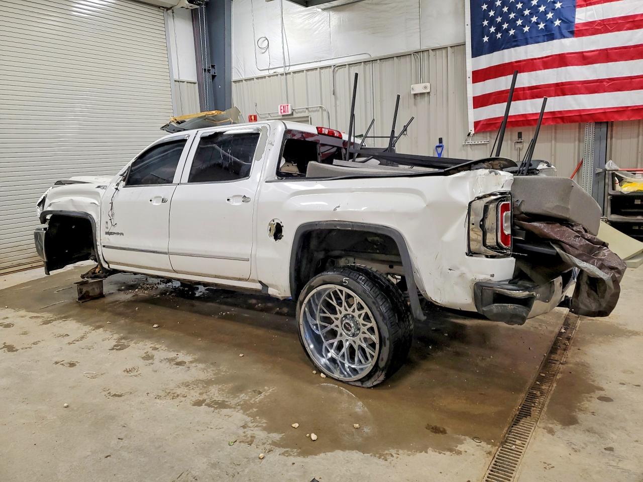 2017 Gmc Sierra K1500 Slt White vin: 3GTU2NEC0HG269277
