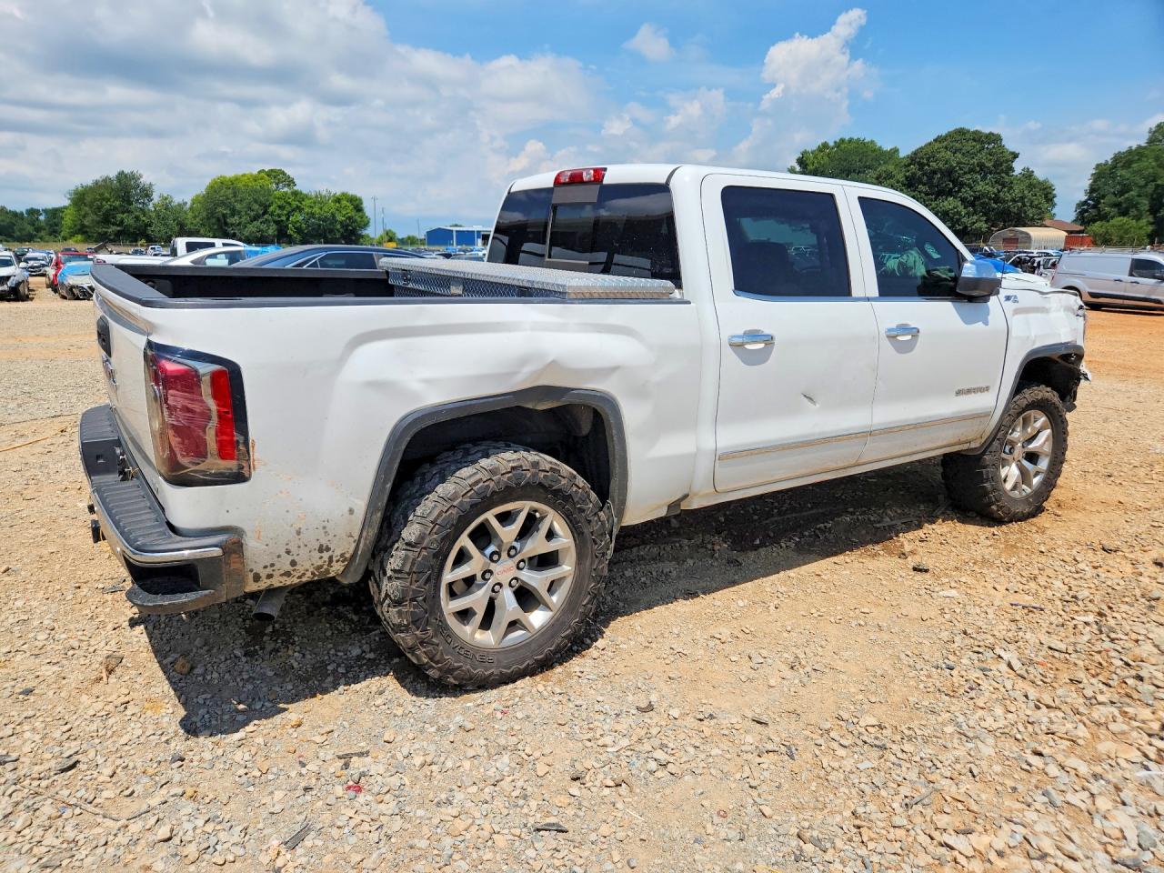 2017 Gmc Sierra K1500 Slt White vin: 3GTU2NEC0HG291442