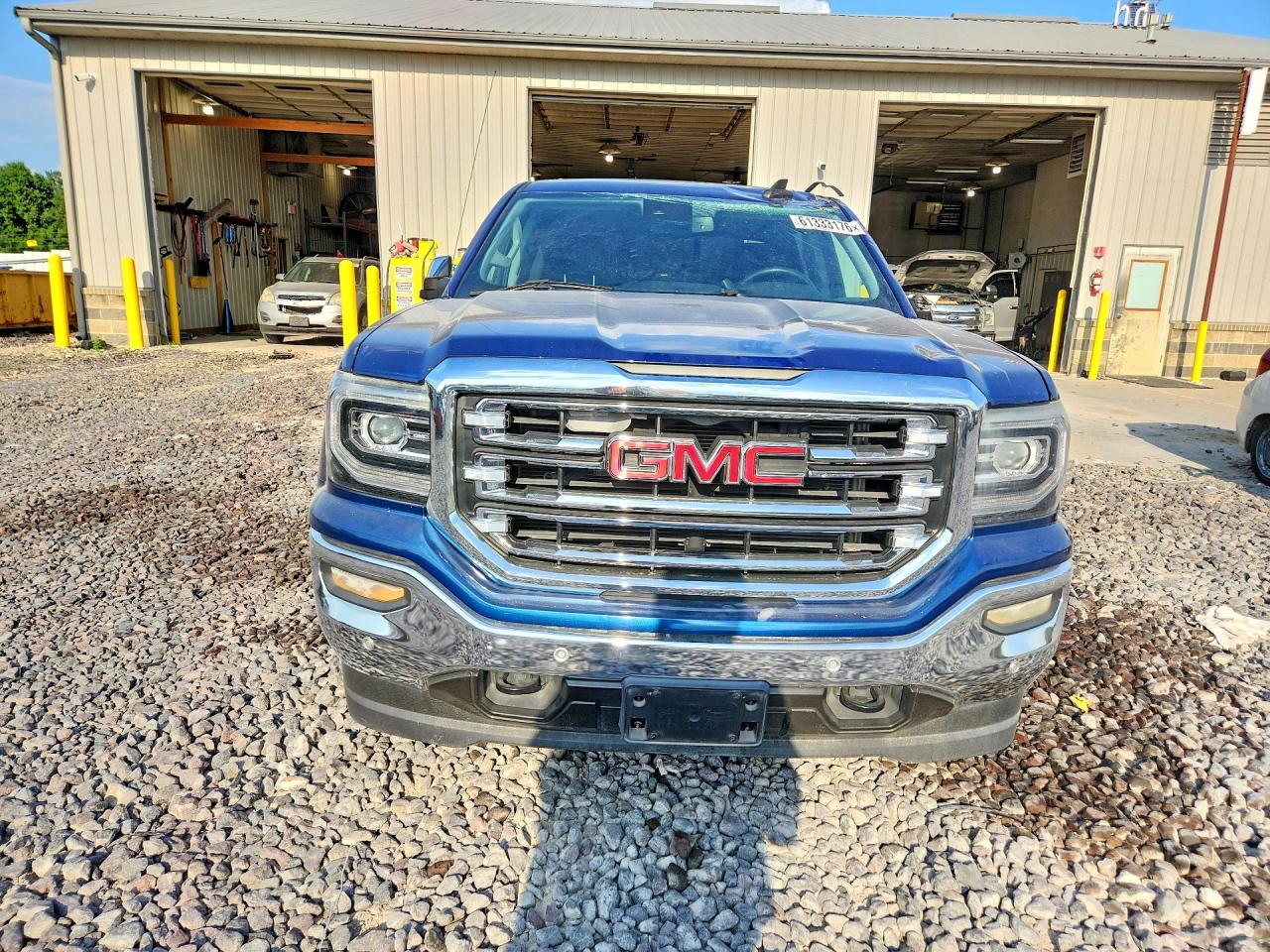 2017 Gmc Sierra K1500 Slt Blue vin: 3GTU2NEC1HG180608