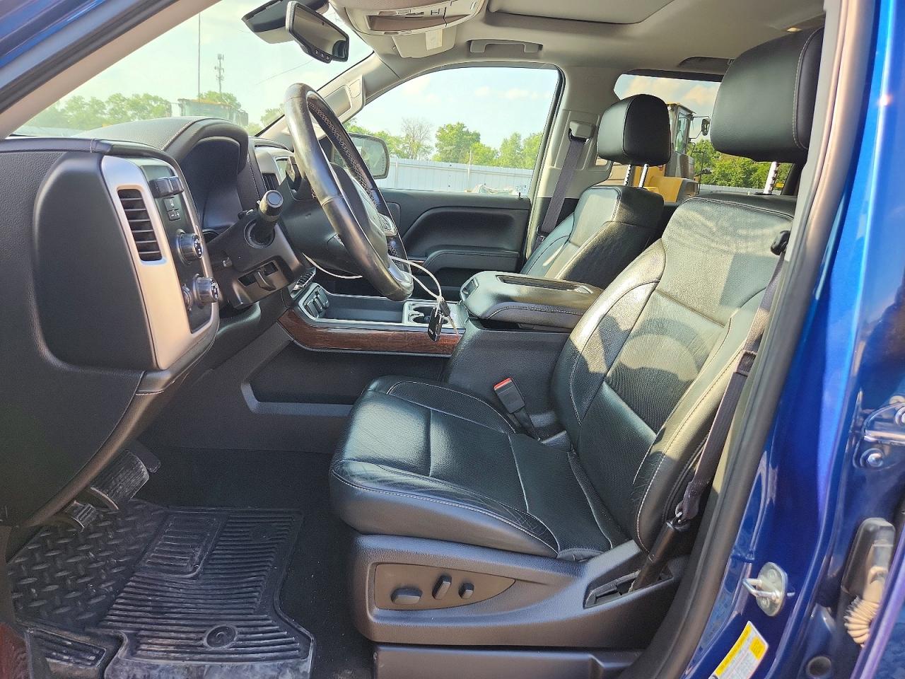 2017 Gmc Sierra K1500 Slt Blue vin: 3GTU2NEC1HG180608