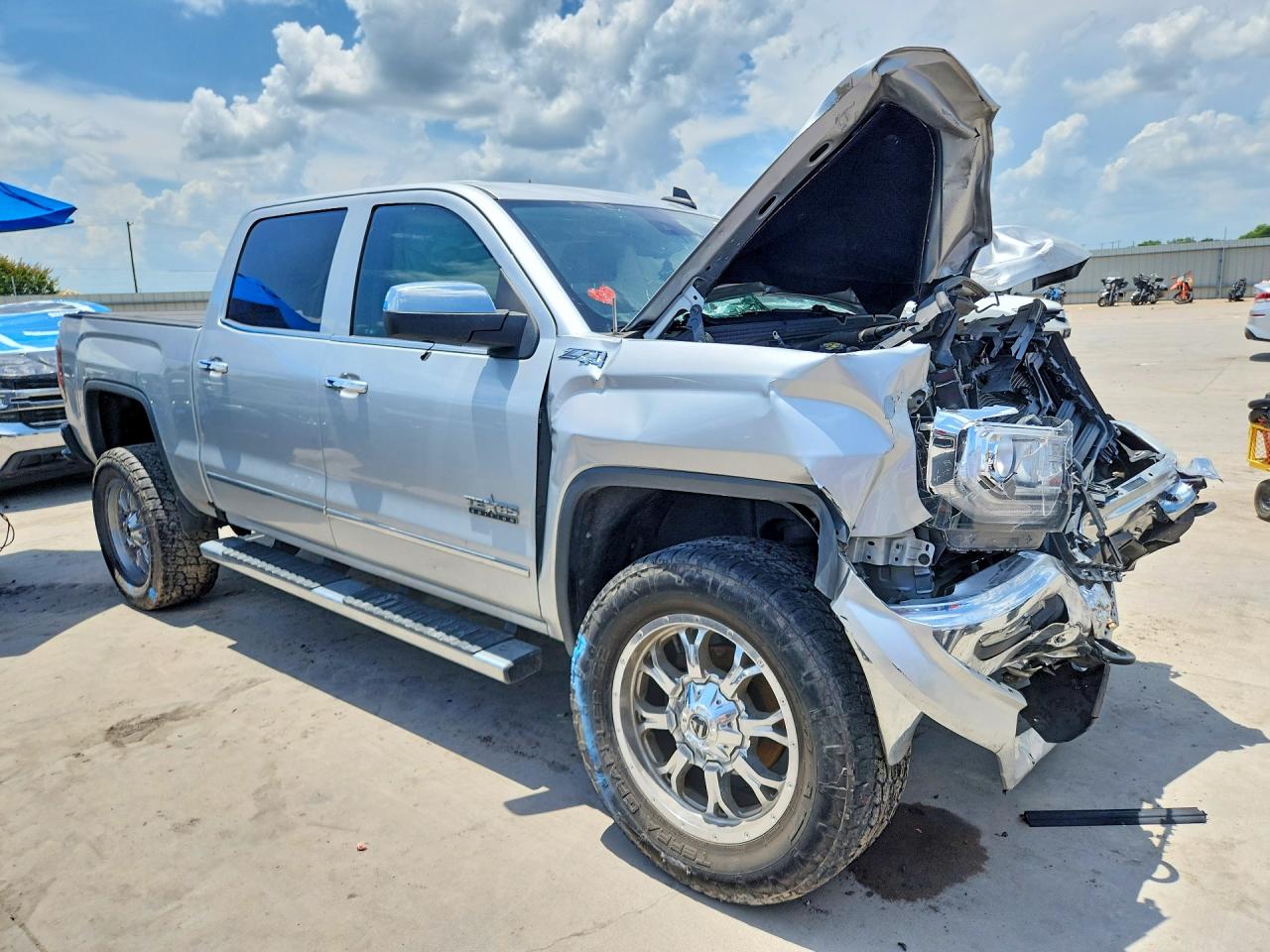 2017 Gmc Sierra K1500 Slt Silver vin: 3GTU2NEC1HG425407