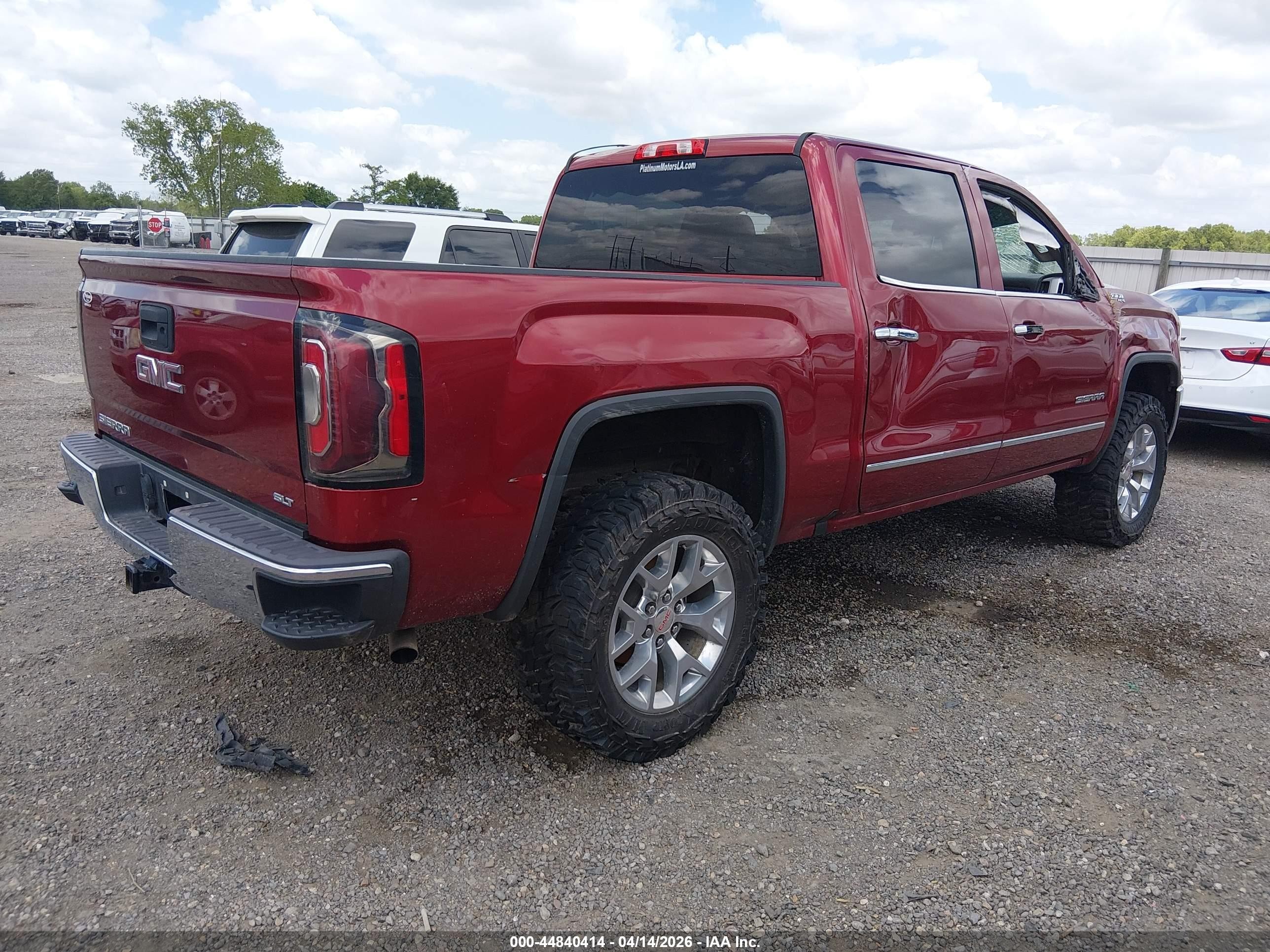 2018 Gmc Sierra 1500 Slt Red vin: 3GTU2NEC1JG406135