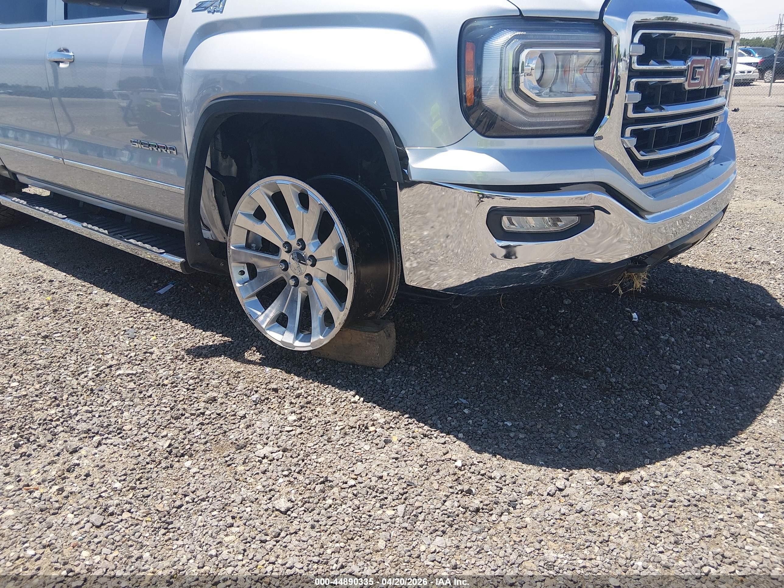 2018 Gmc Sierra 1500 Slt Silver vin: 3GTU2NEC1JG409925