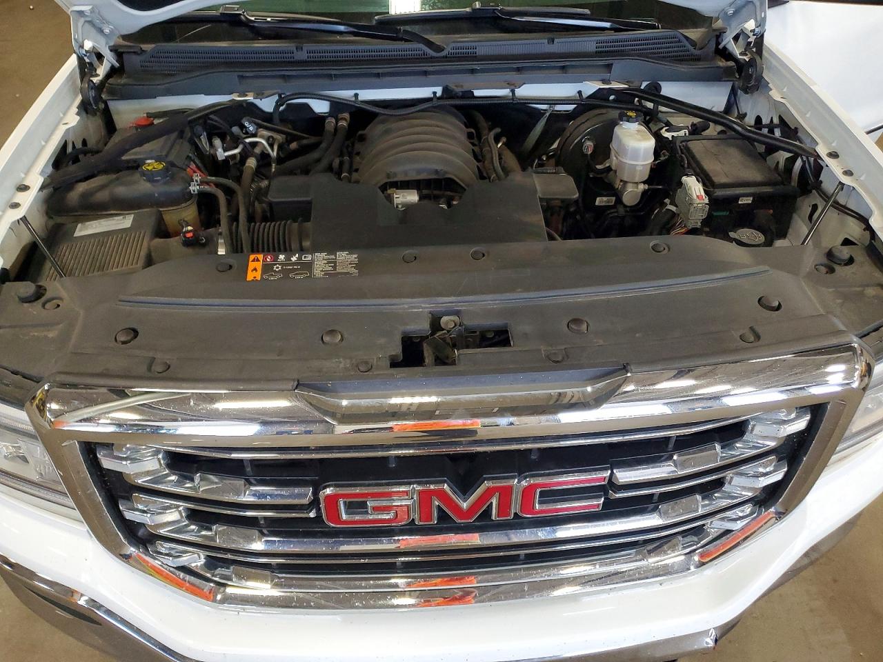 2018 Gmc Sierra K1500 Slt White vin: 3GTU2NEC1JG575488